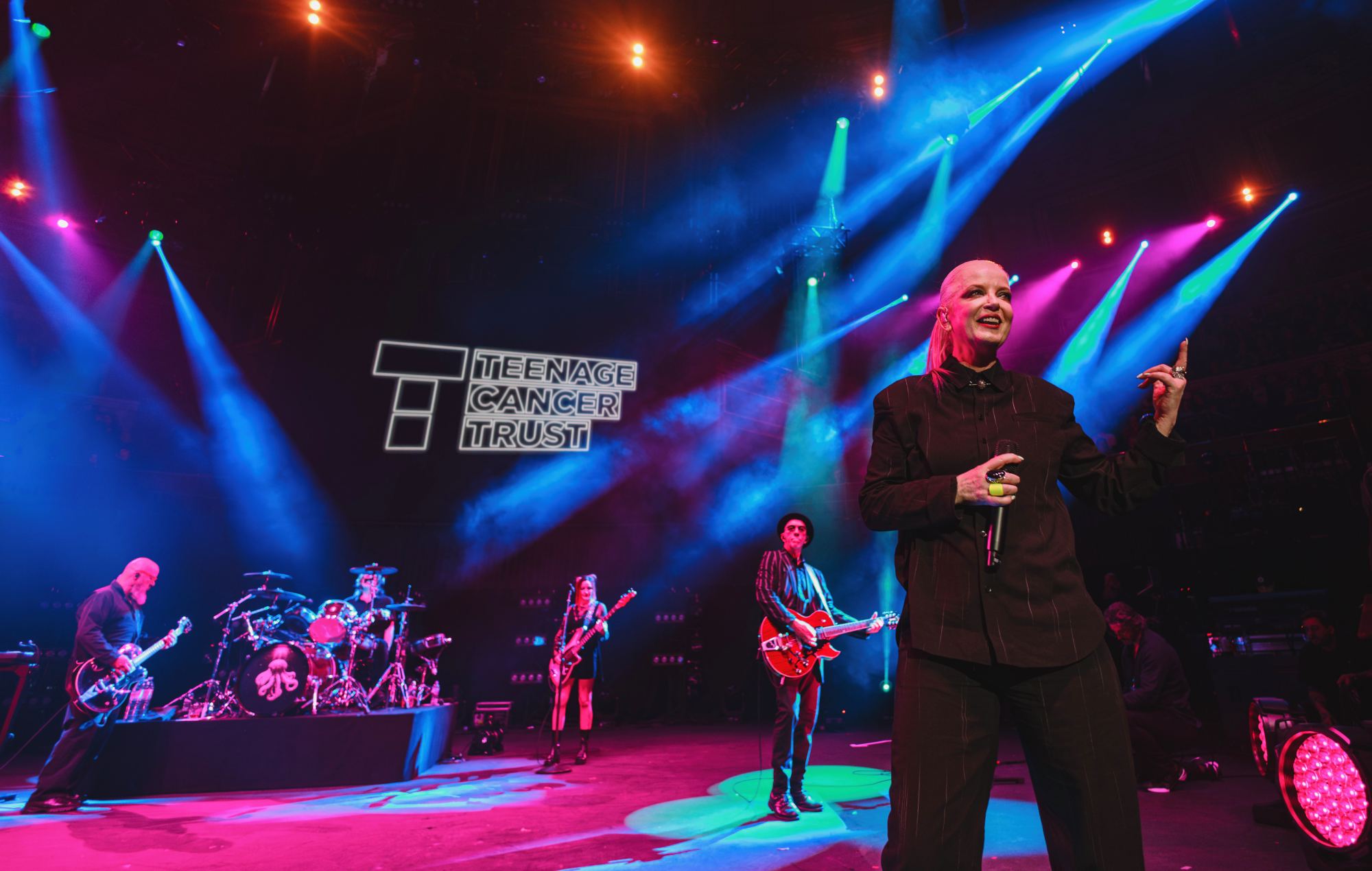 Garbage live at Robert Smith's Teenage Cancer Trust gigs at London's Royal Albert Hall. Credit: John Stead, Teenage Cancer Trust
