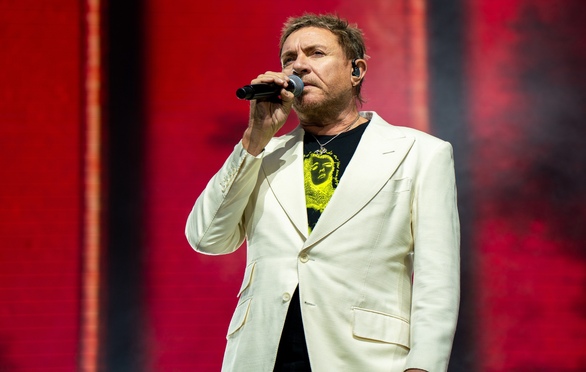 Simon Le Bon with Duran Duran