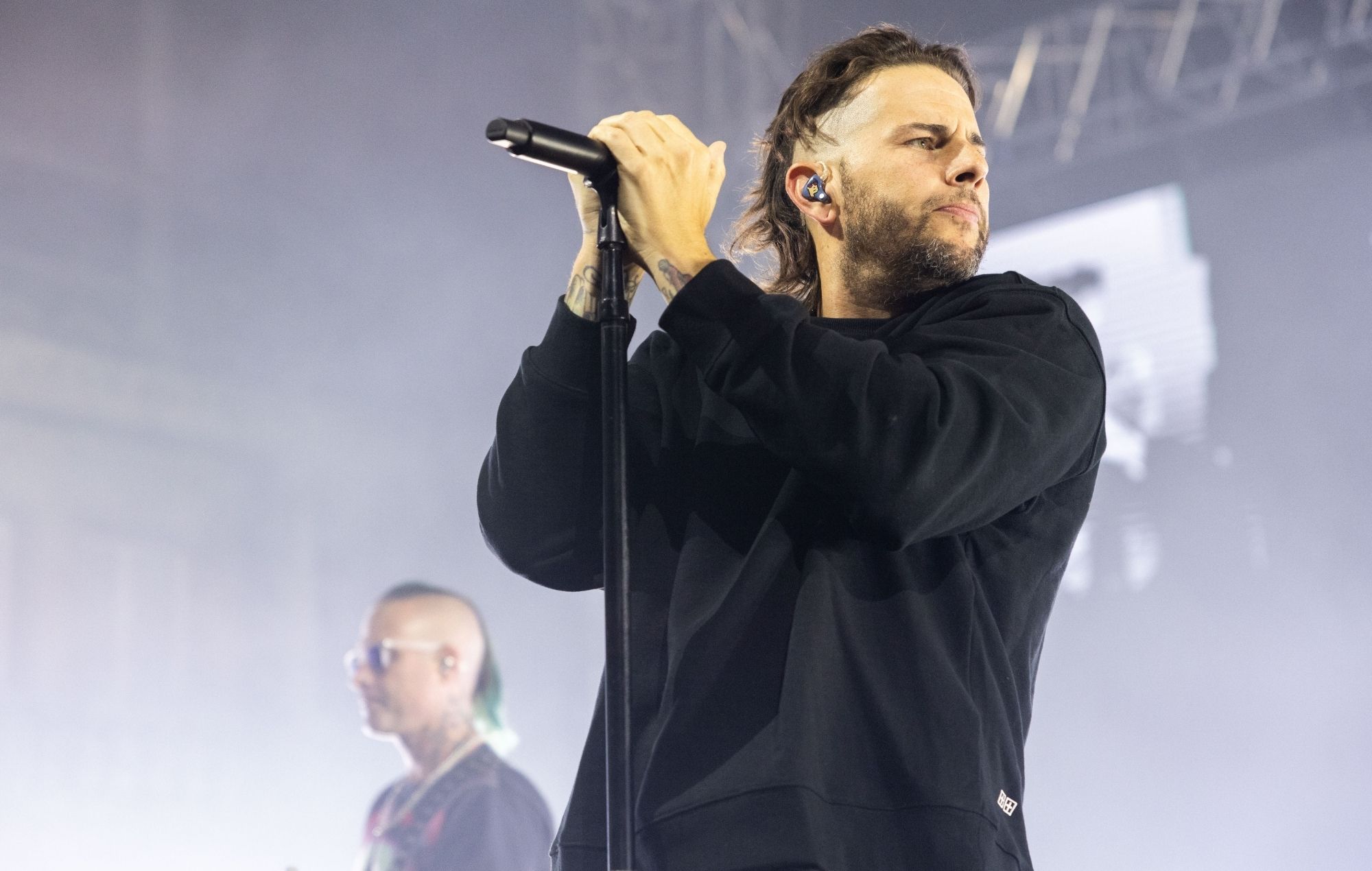 Avenged Sevenfold perform live. CREDIT: Mario Skraban/Redferns/Getty
