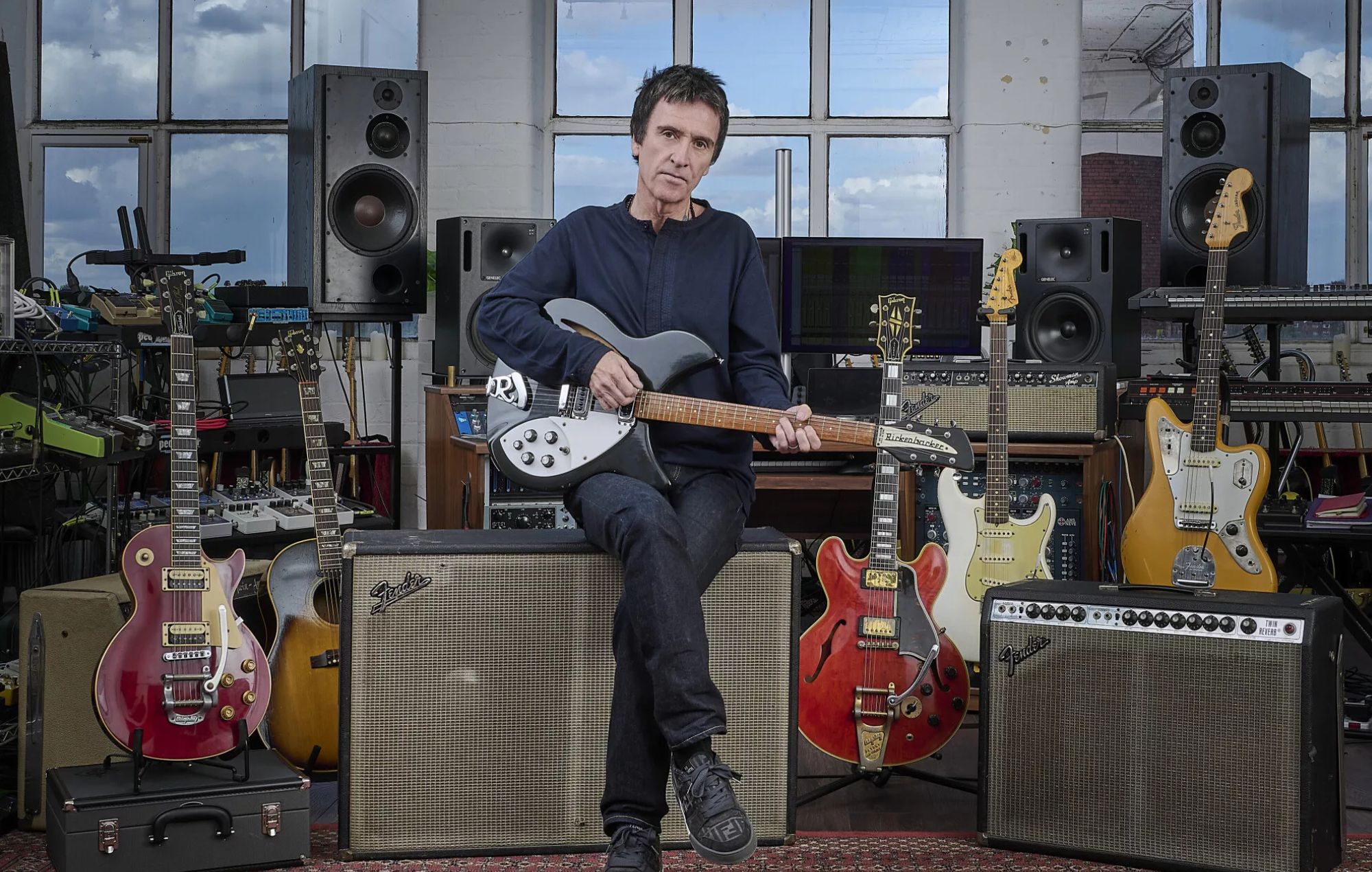 Johnny Marr in his studio © Christie's Images Ltd. 2026