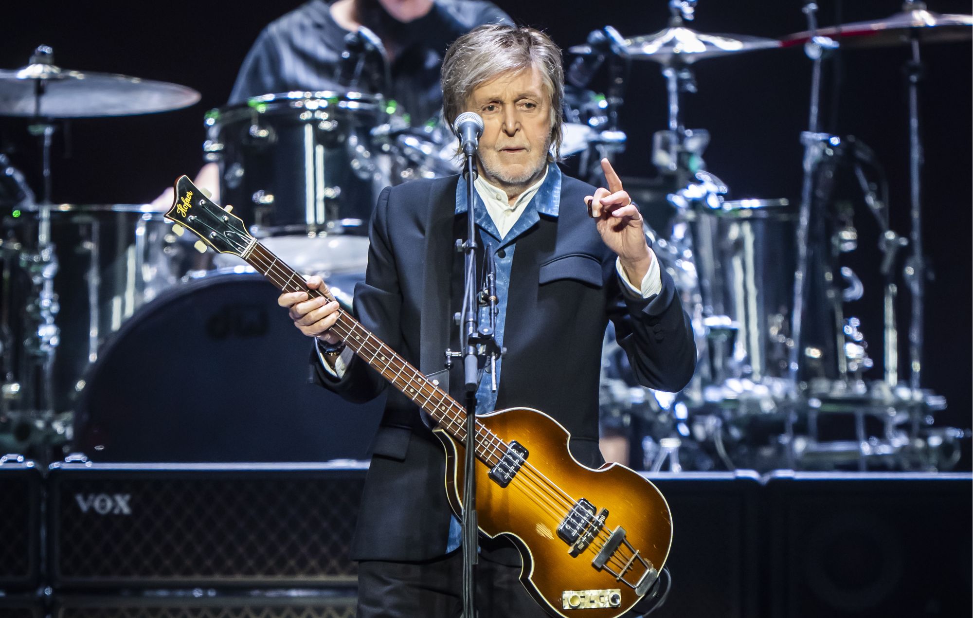 Sir Paul McCartney performing live
