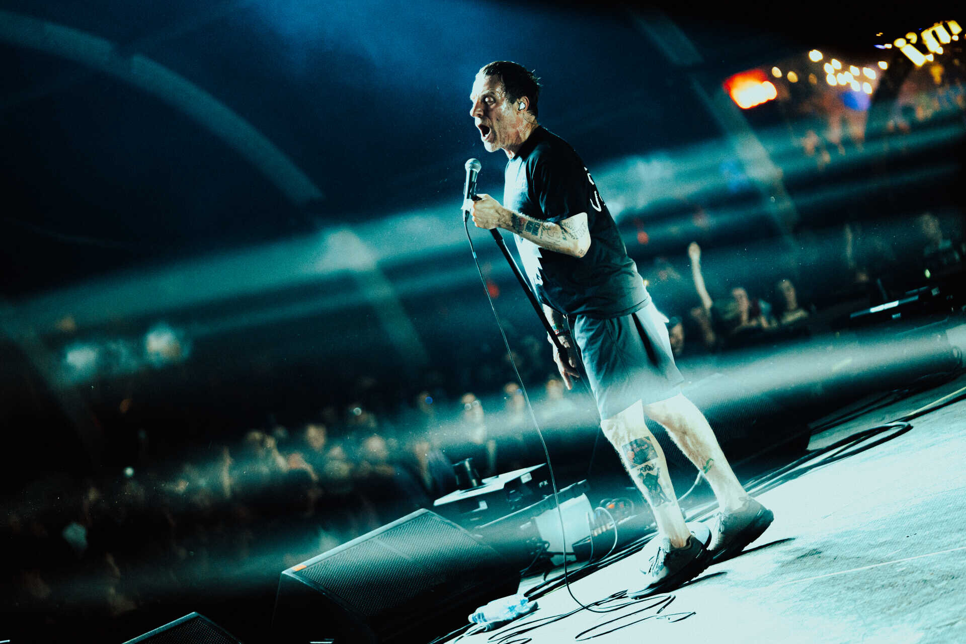 Sleaford Mods perform at Electric Castlw 2026