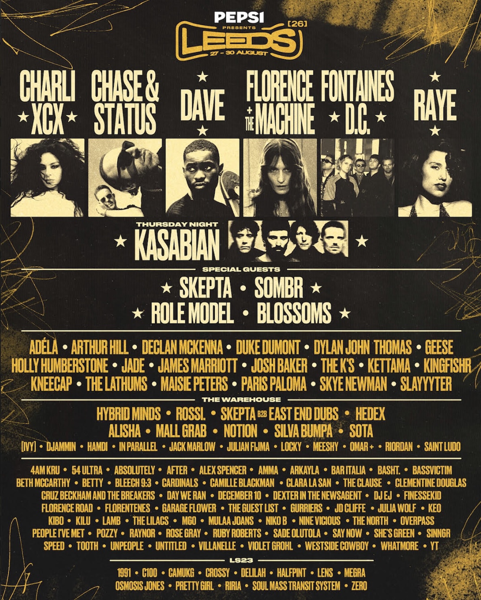Reading And Leeds Festival latest poster 2026
