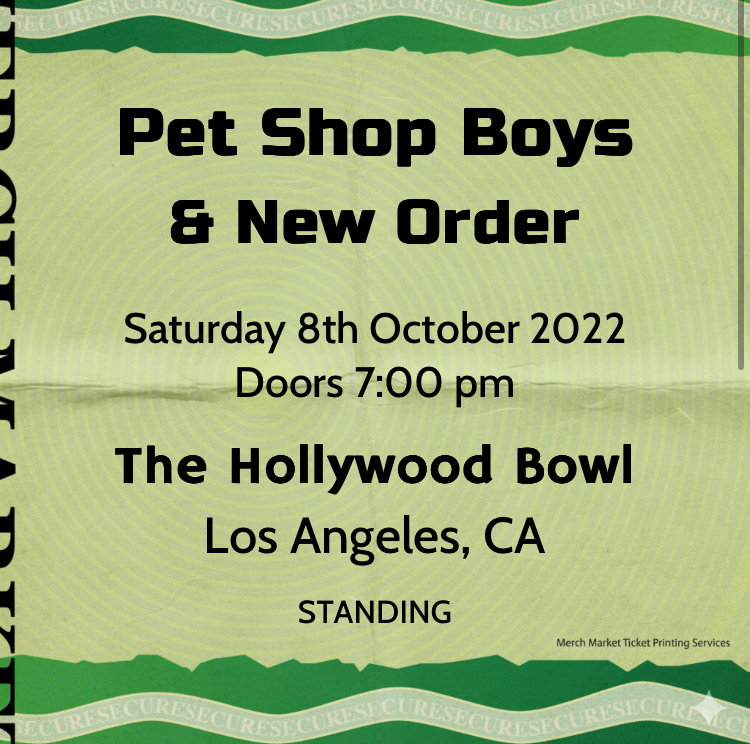 2026 Merch Market vintage ticket generator