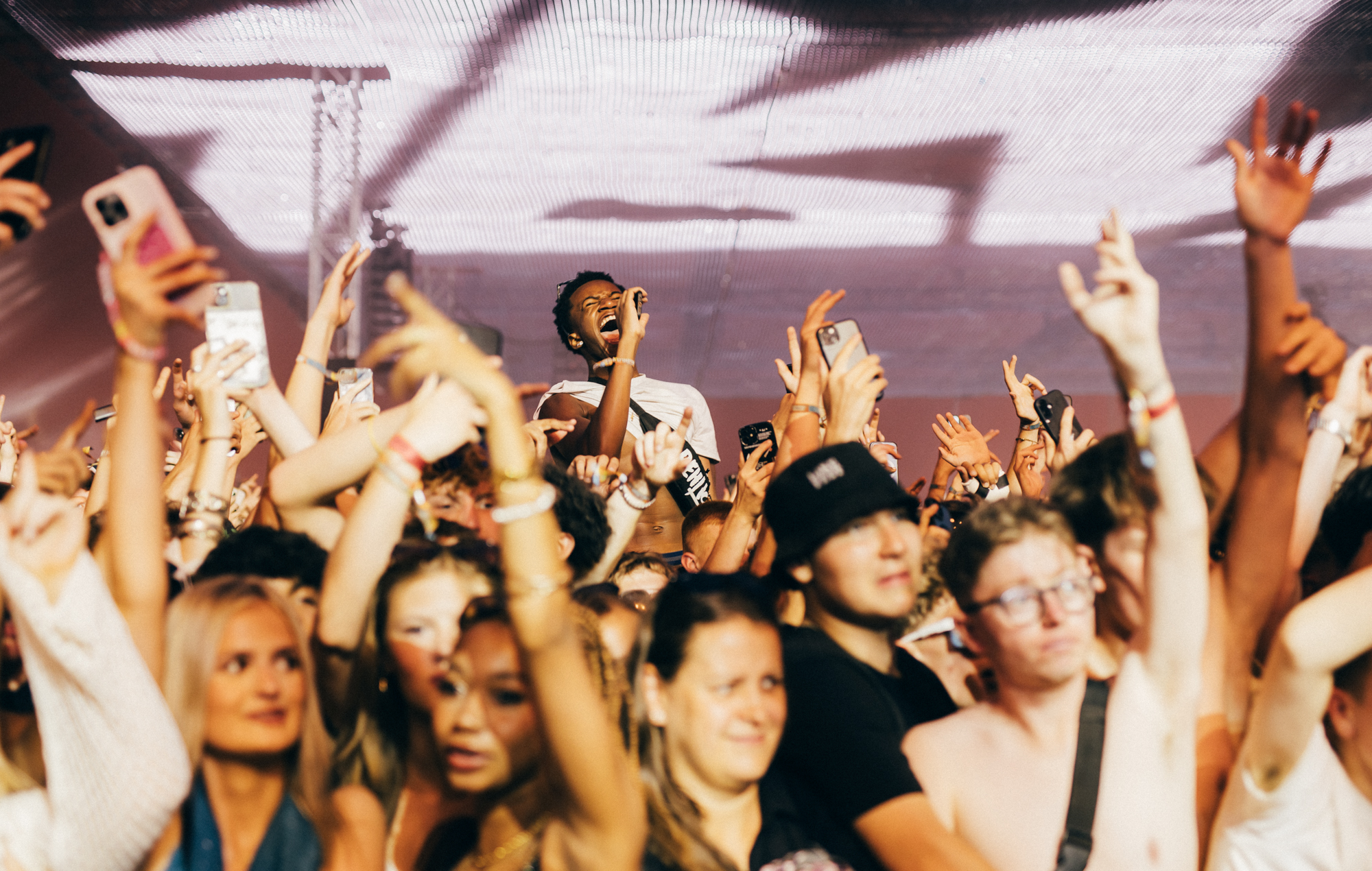 The crowd for Nemzzz at Reading 2025, photo by Derek Bremner