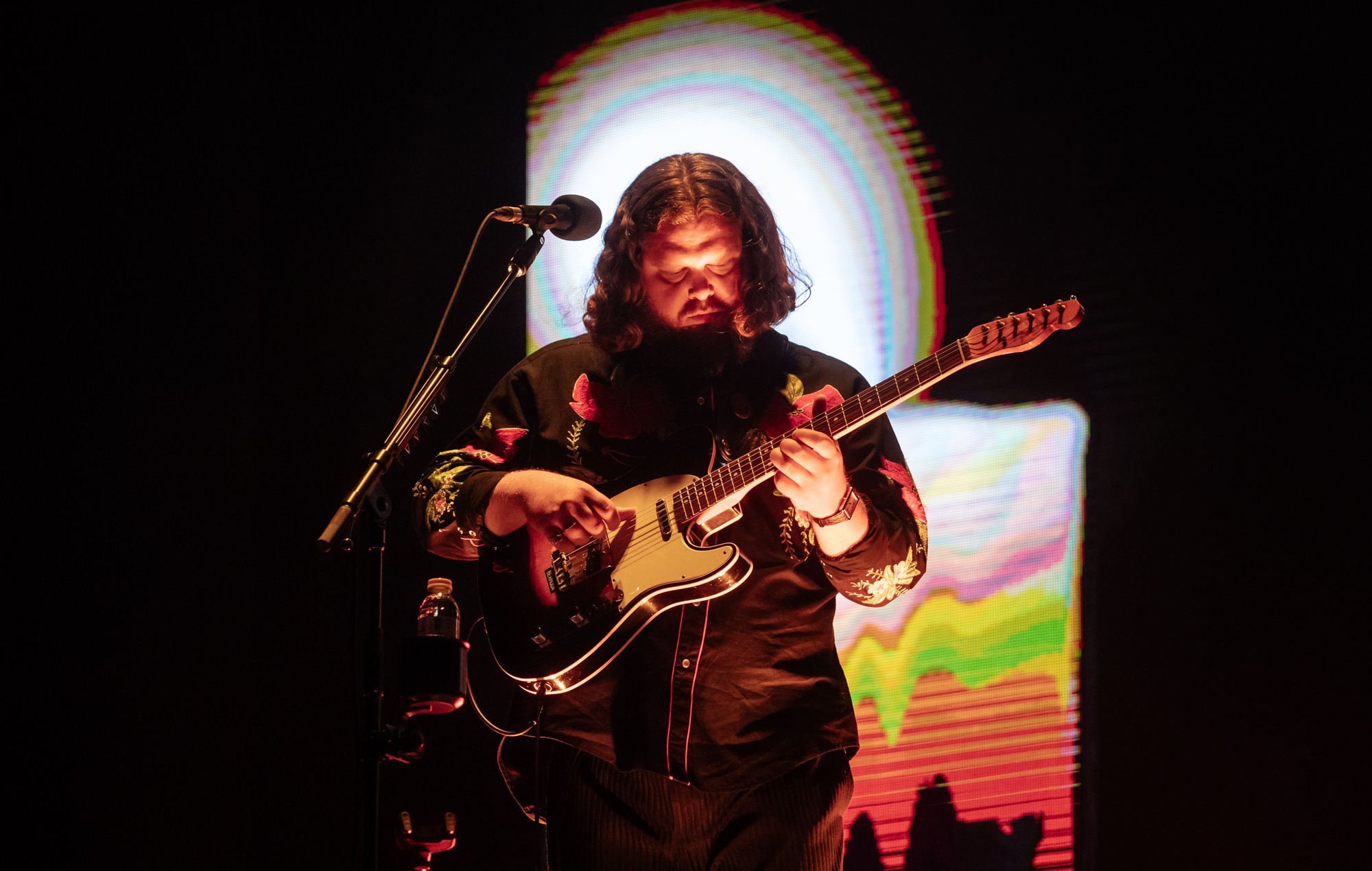Alt-J's Joe Newman, live at Mad Cool 2022. Credit: Andy Ford for NME