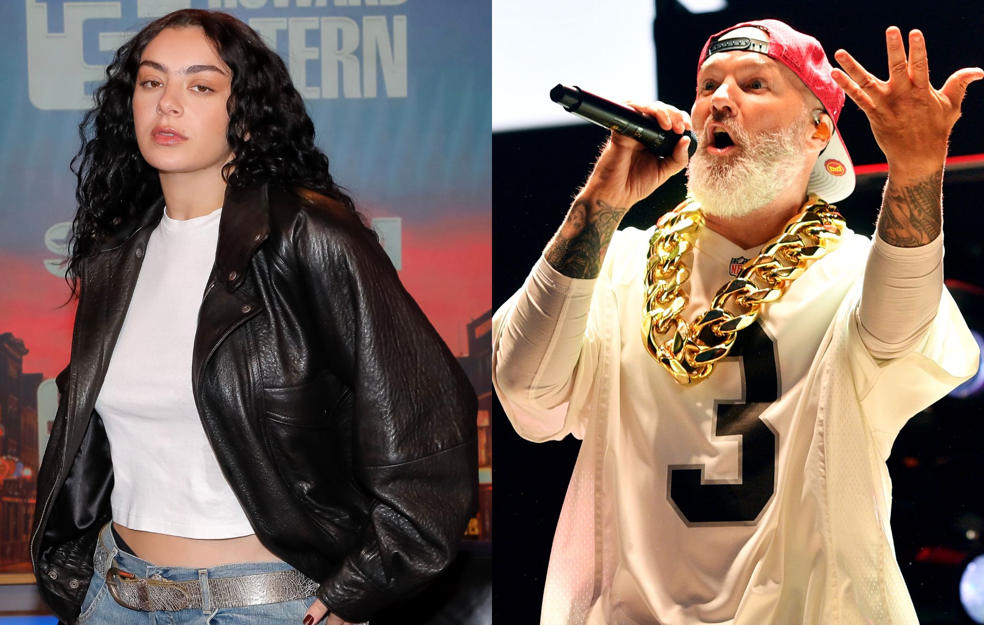 Charli XCX and Fred Durst of Limp Bizkit