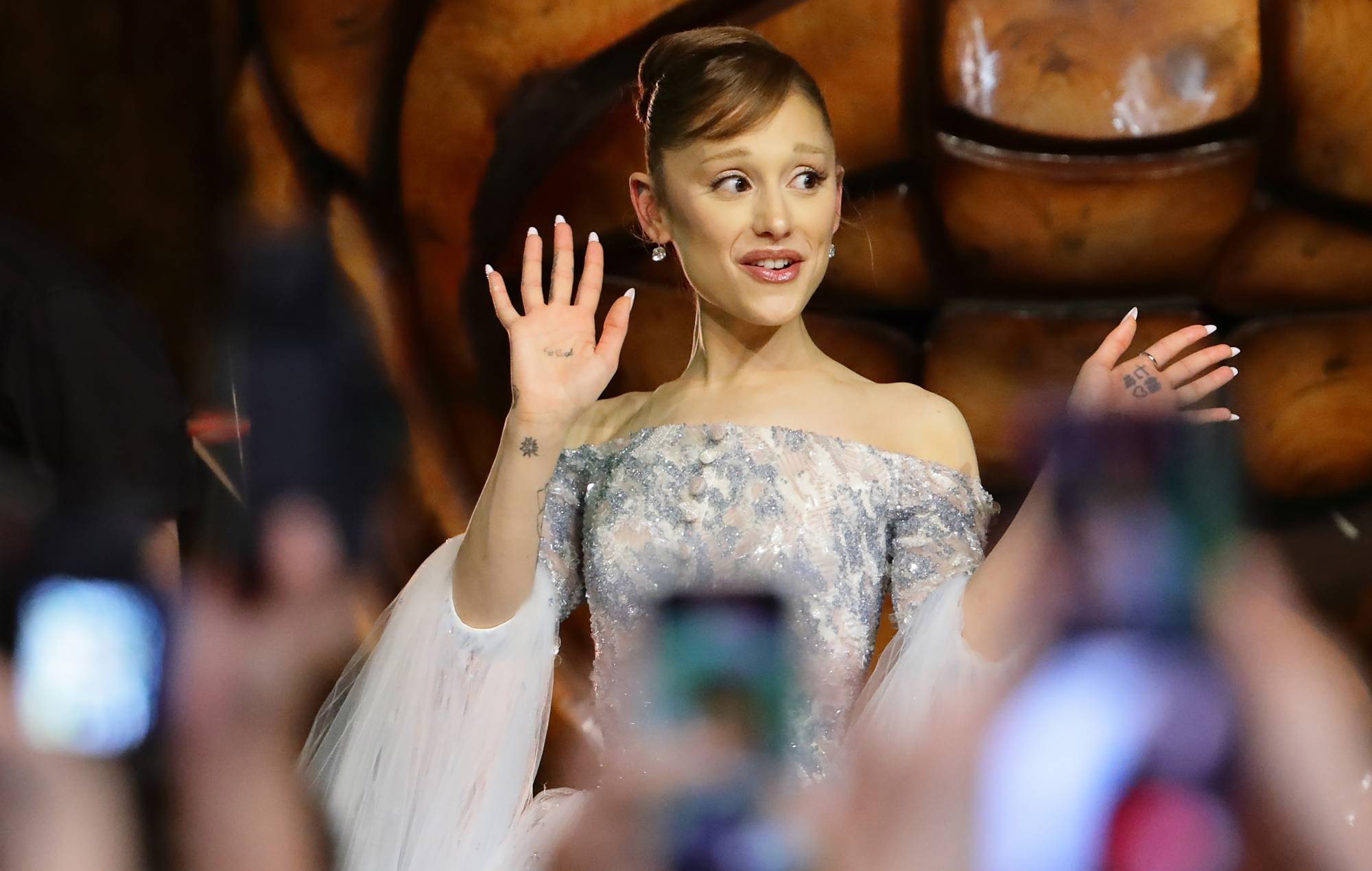 Ariana Grande at 'Wicked: For Good' premiere