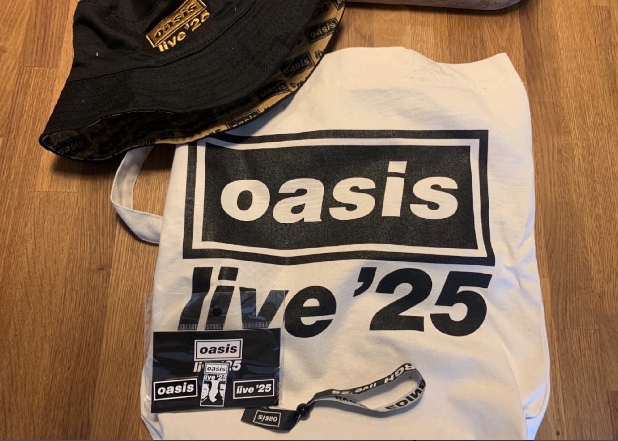 Merch Market London 2026, Oasis merch. CREDIT: Press