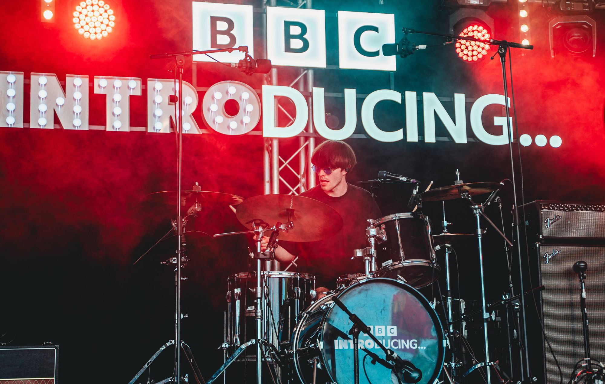 Kingfishr performs on BBC Introducing Stage at Glastonbury 2024