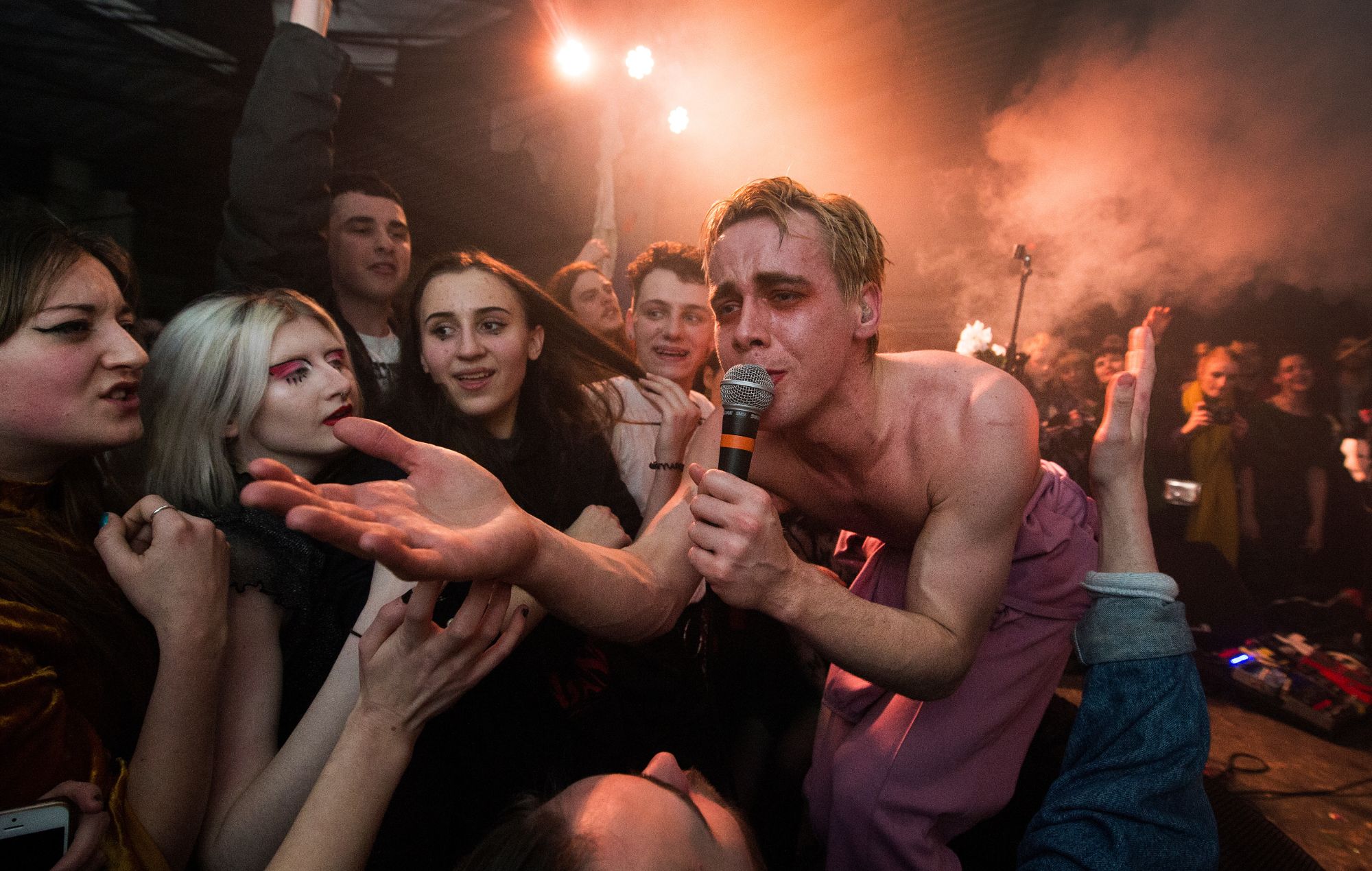 HMLTD Perform At the White Hotel, Manchester in 2018