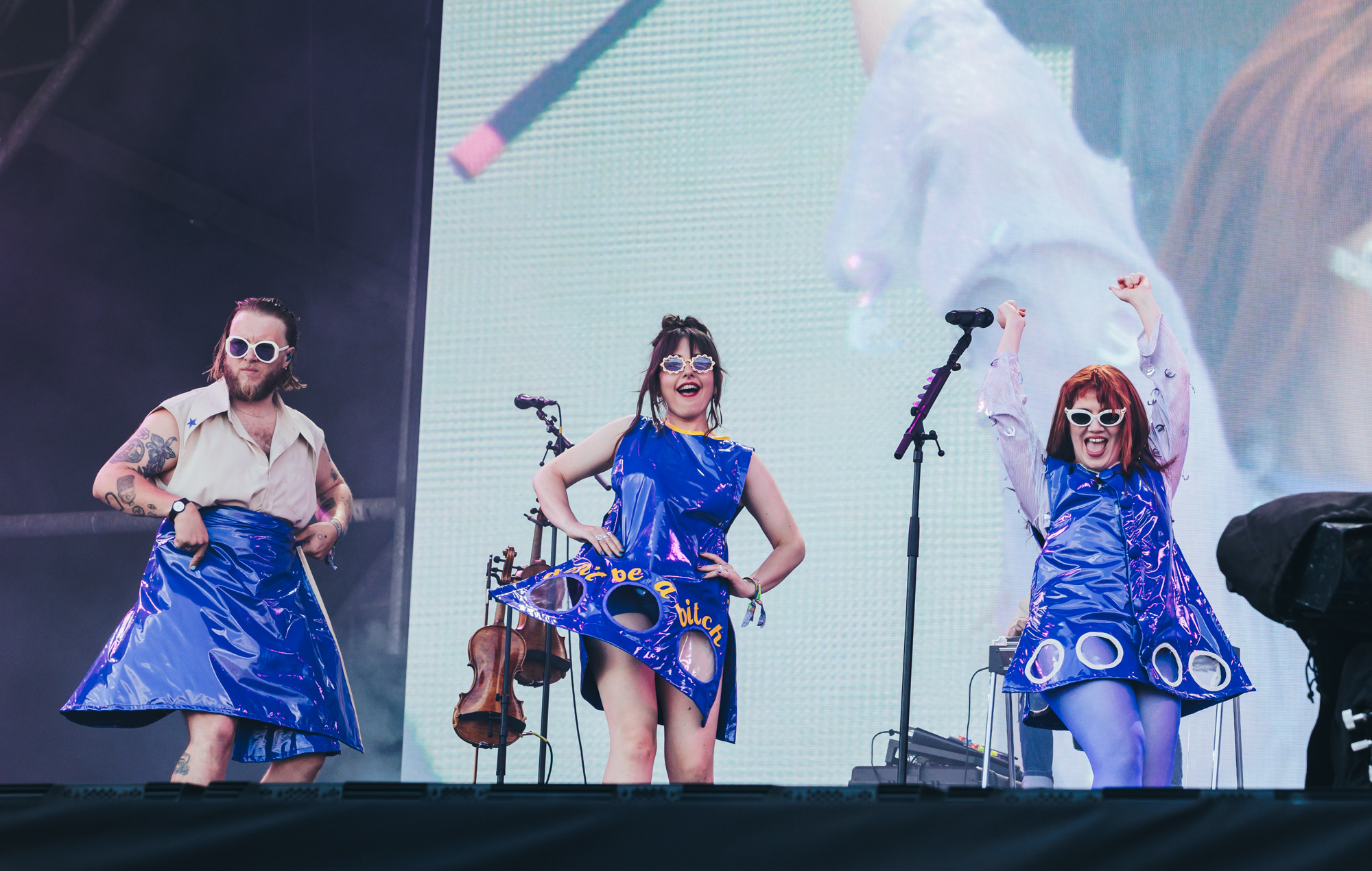 CMAT live at Glastonbury 2025. Credit: Andy Ford for NME