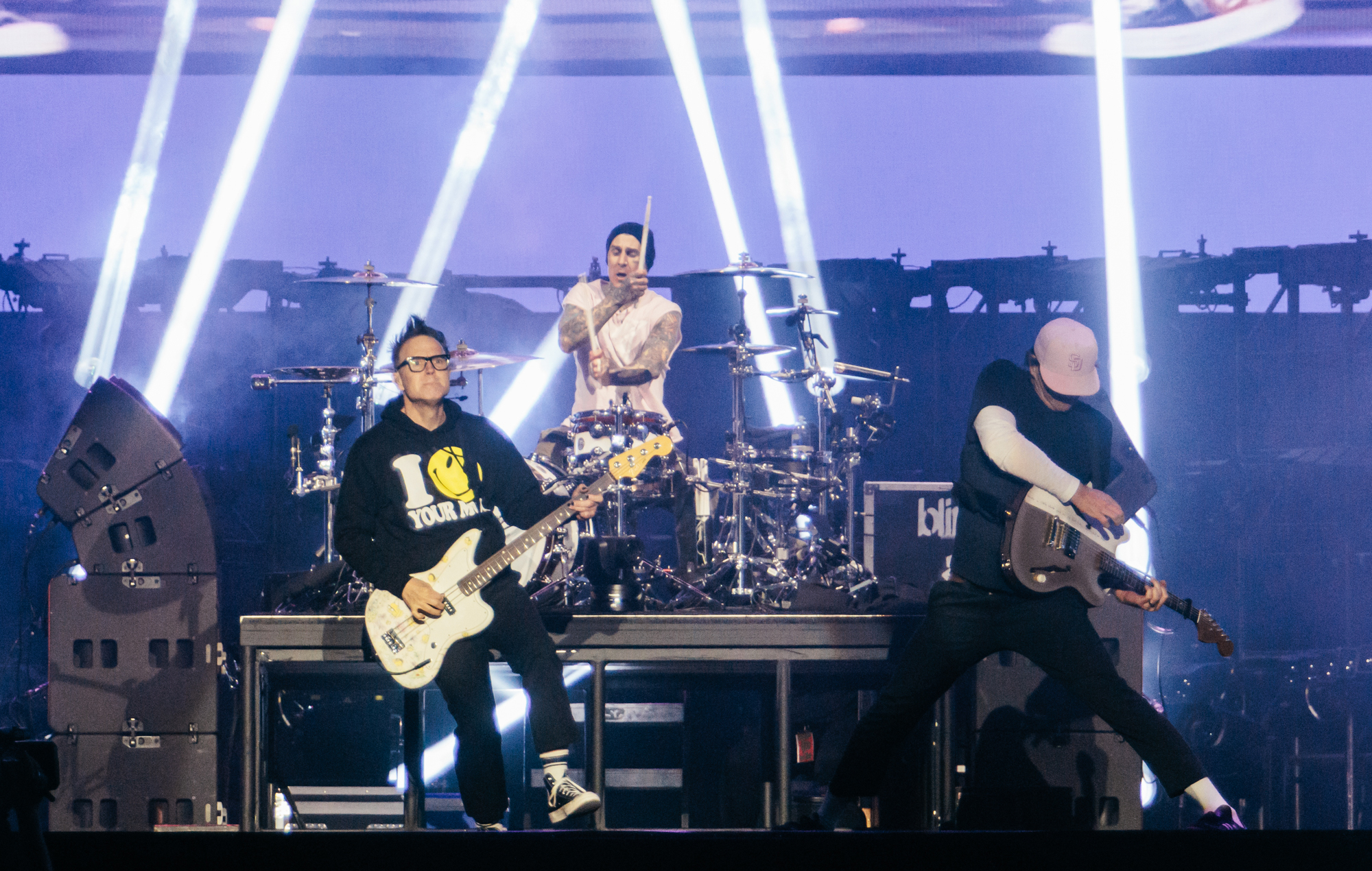 Blink-182 live at Reading 2024, photo by Andy Ford