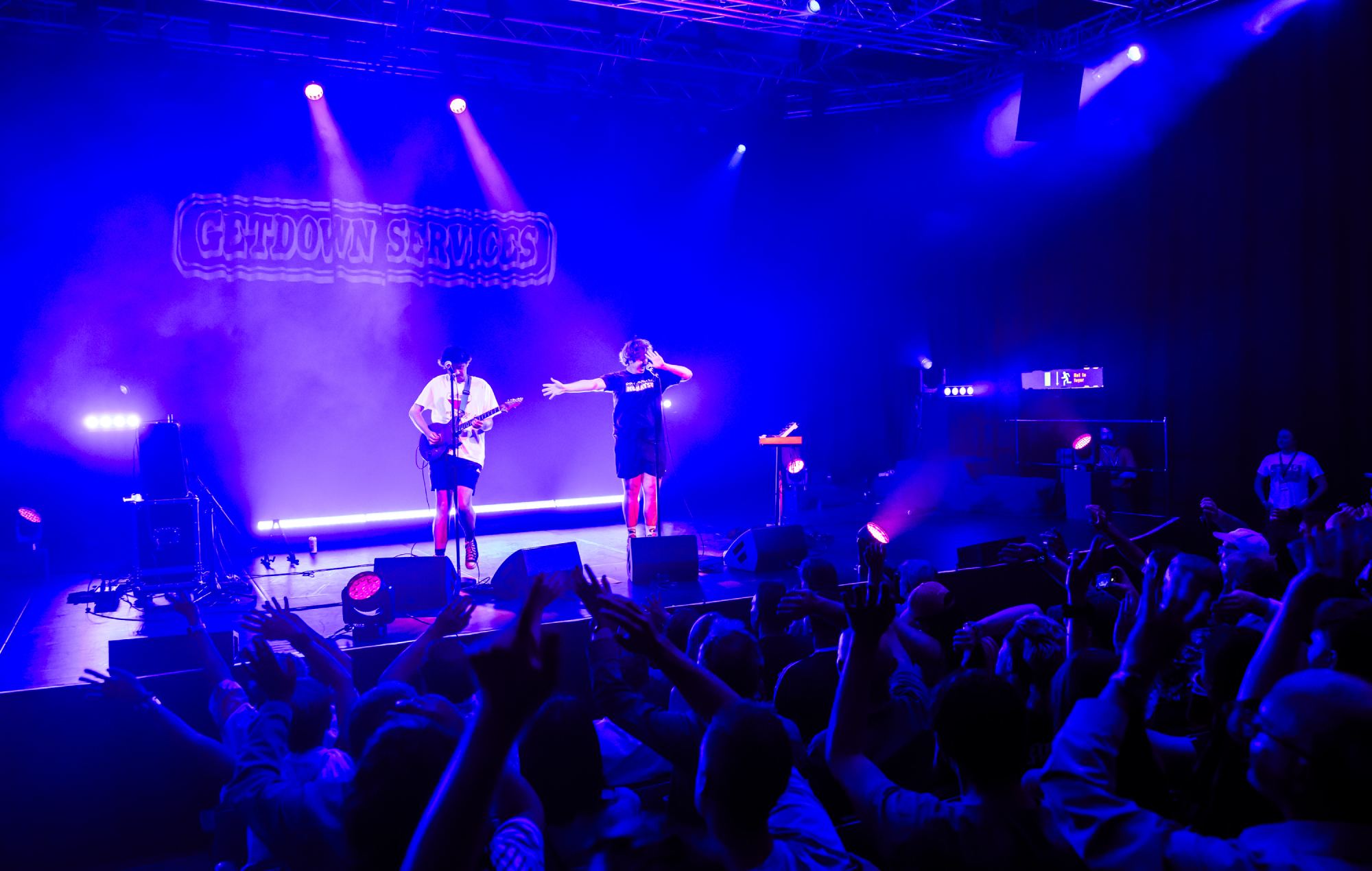 Getdown Services live at Harry Styles' curated Meltdown Festival in London. Credit: Vic Frankowski