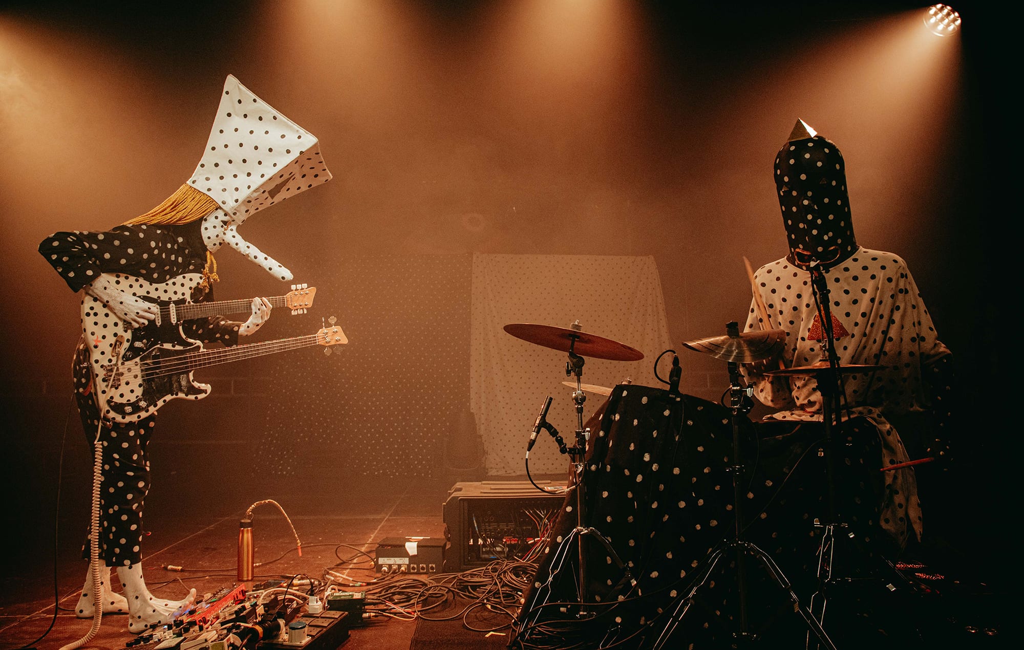 Angine de Poitrine live at the NME Beach stage at The Great Escape 2026. Credit: Chloe Hashemi for NME