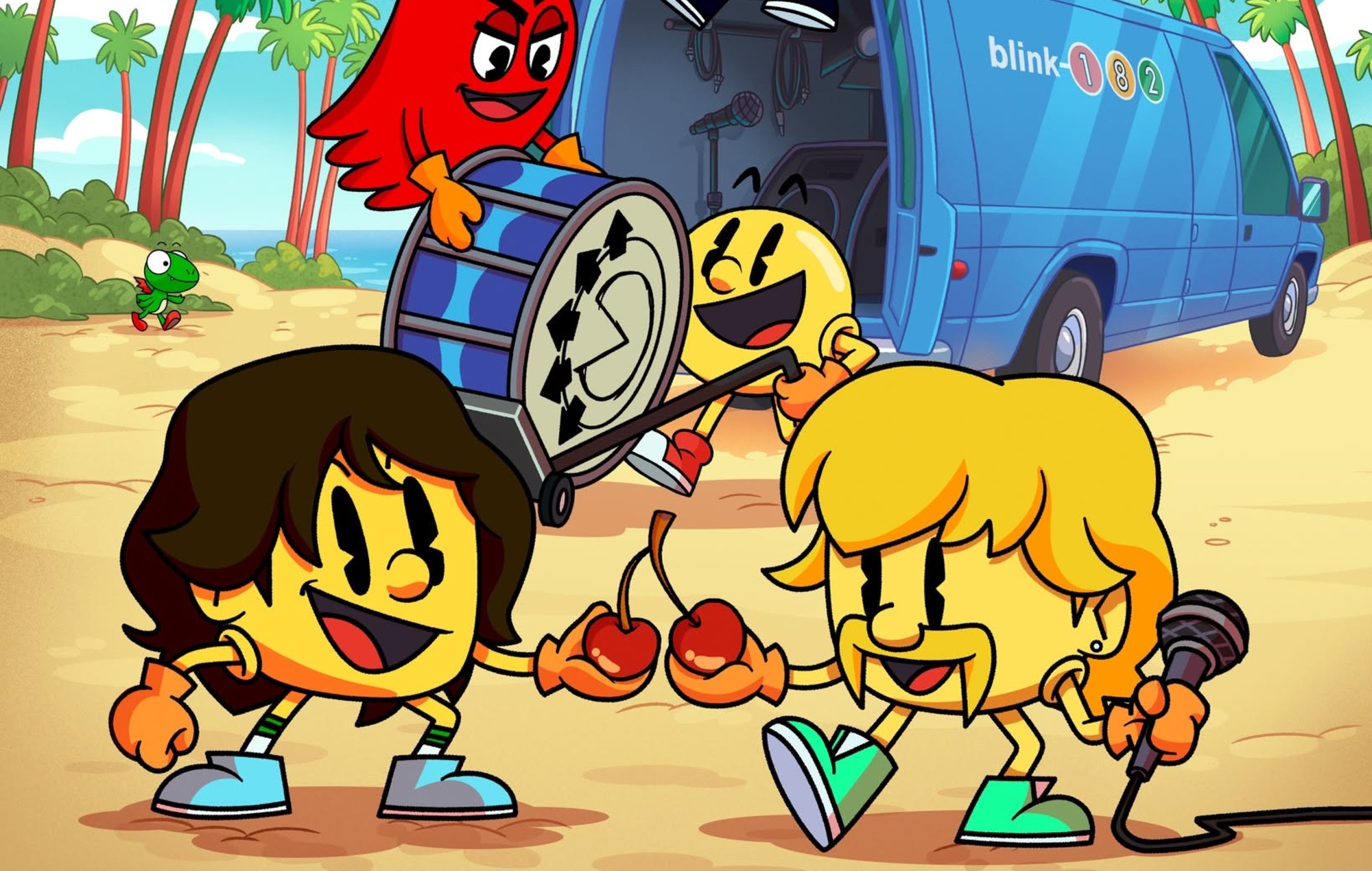 Blink 182 team up with ‘Pac-Man’ for 25th anniversary of ‘Take Off Your Pants And Jacket’