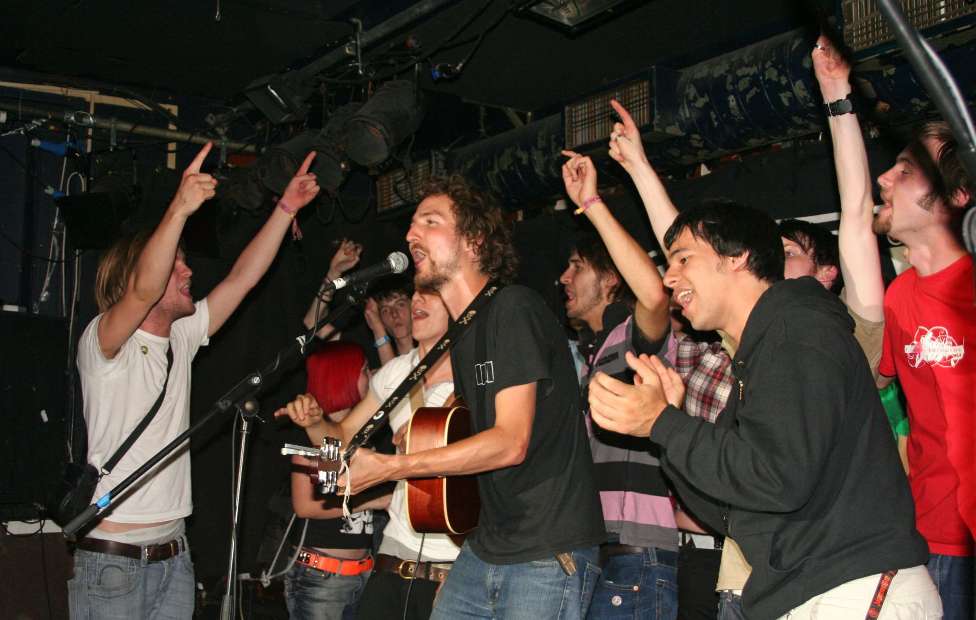 Frank Turner performs at the Camden Barfly in 2006 (Photo by Dan Griffiths/Avalon/Getty Images)
