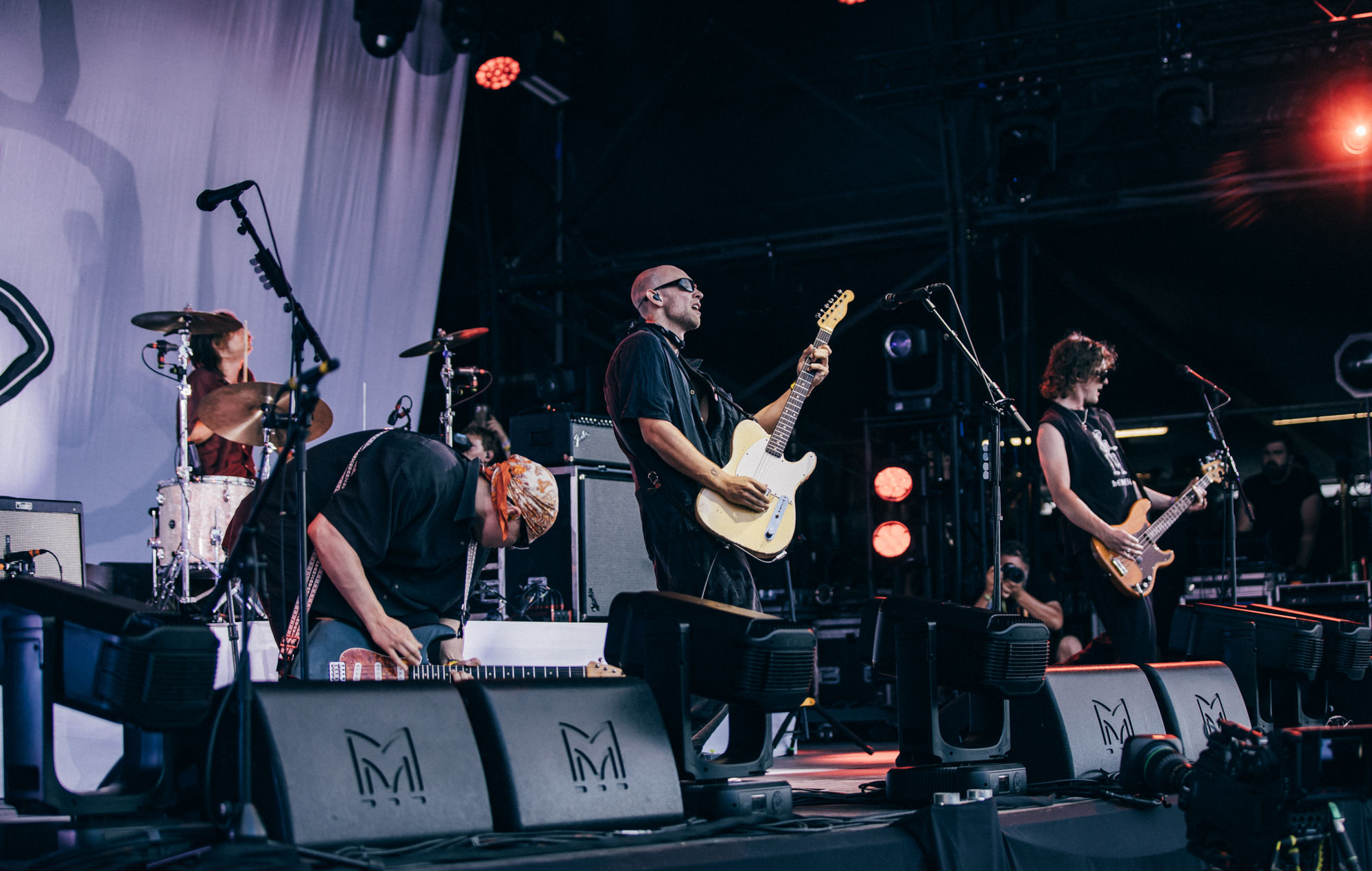 Wunderhorse live at Glastonbury 2025, photo by Derek Bremner