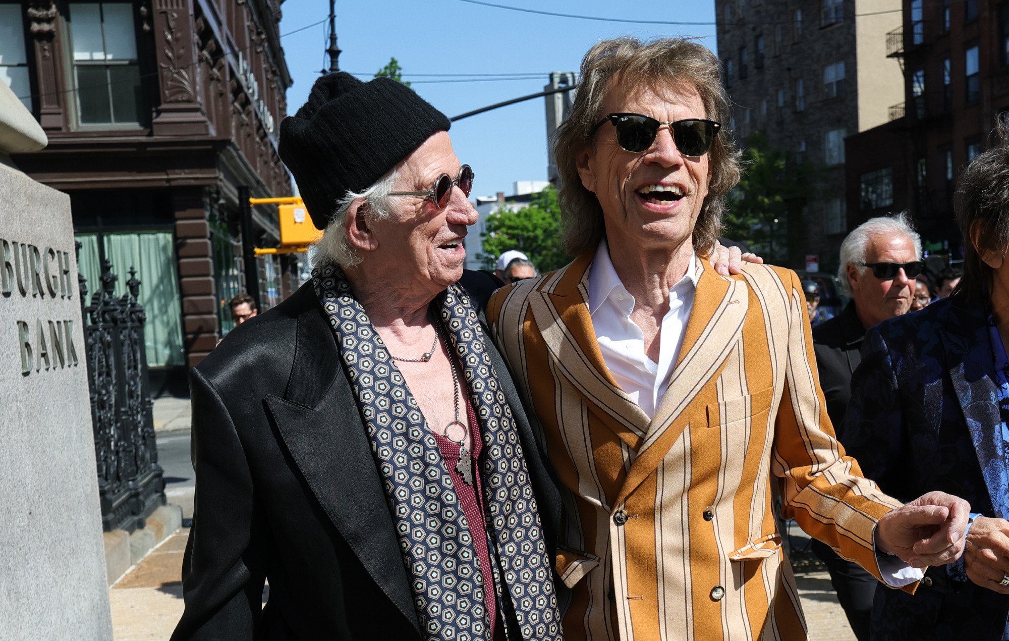 The Rolling Stones' Keith Richards and Mick Jagger