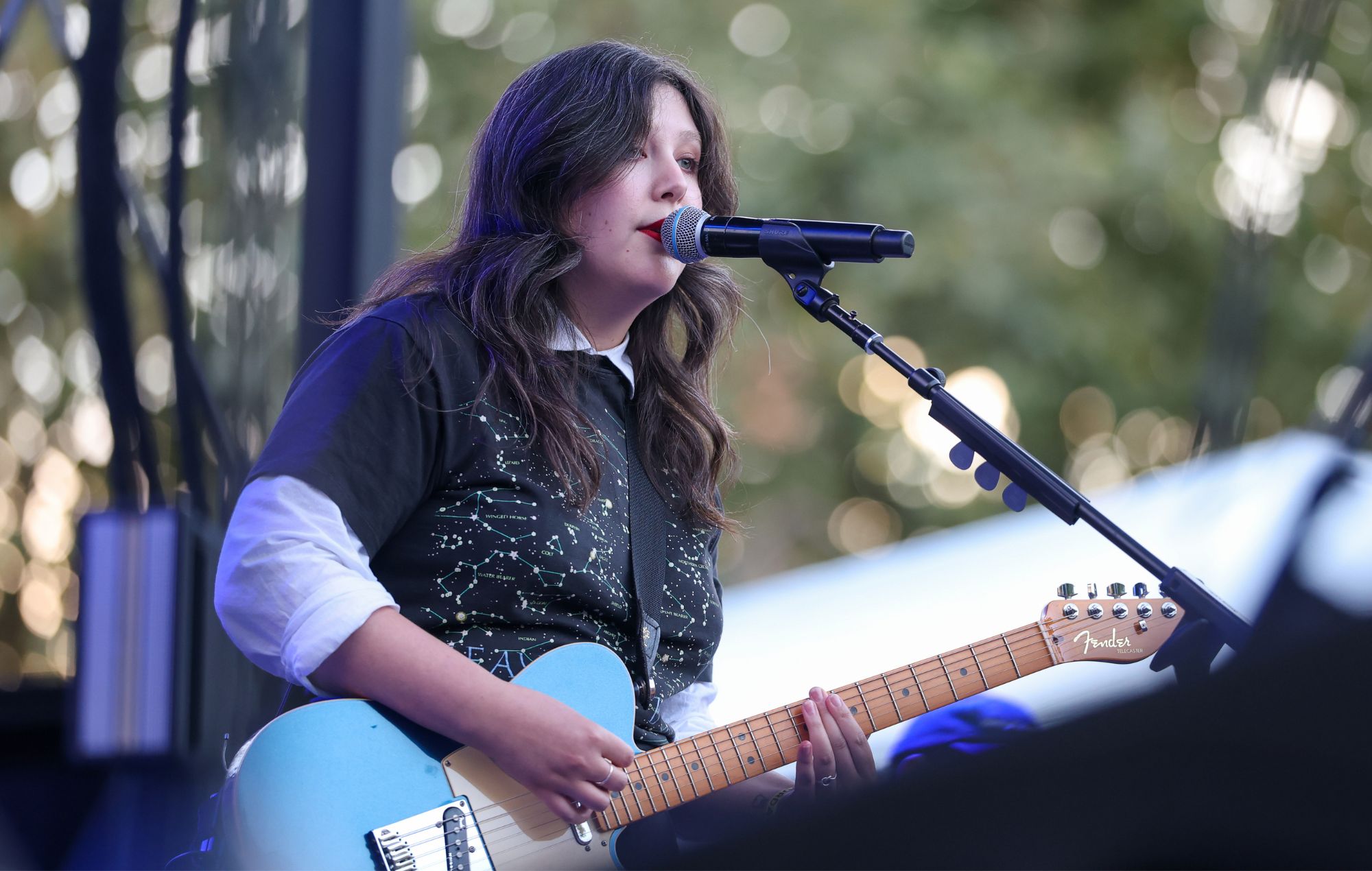 Lucy Dacus performs at Bumbershoot Festival