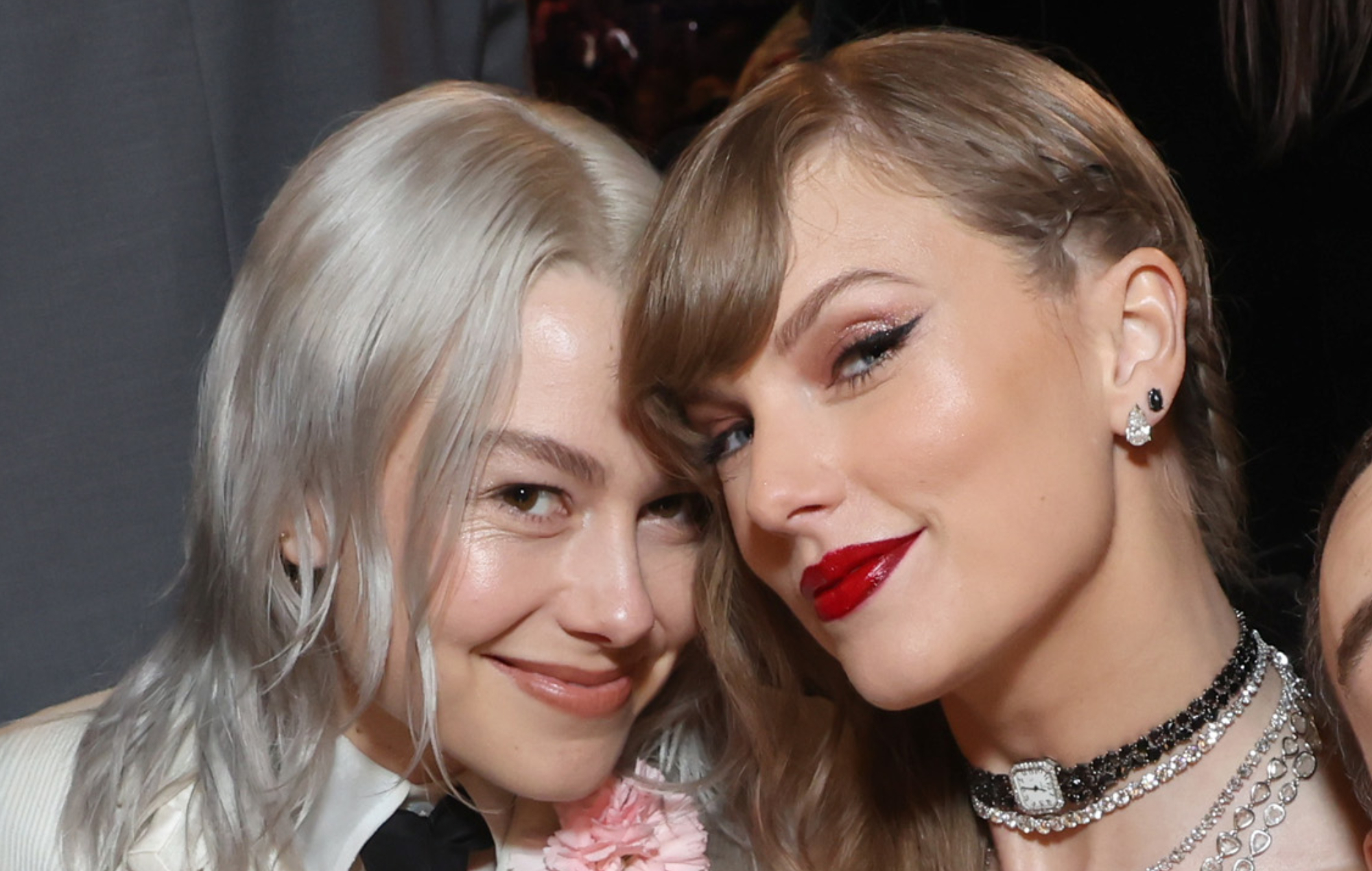 Phoebe Bridgers and Taylor Swift, photo by Monica Schipper/Getty