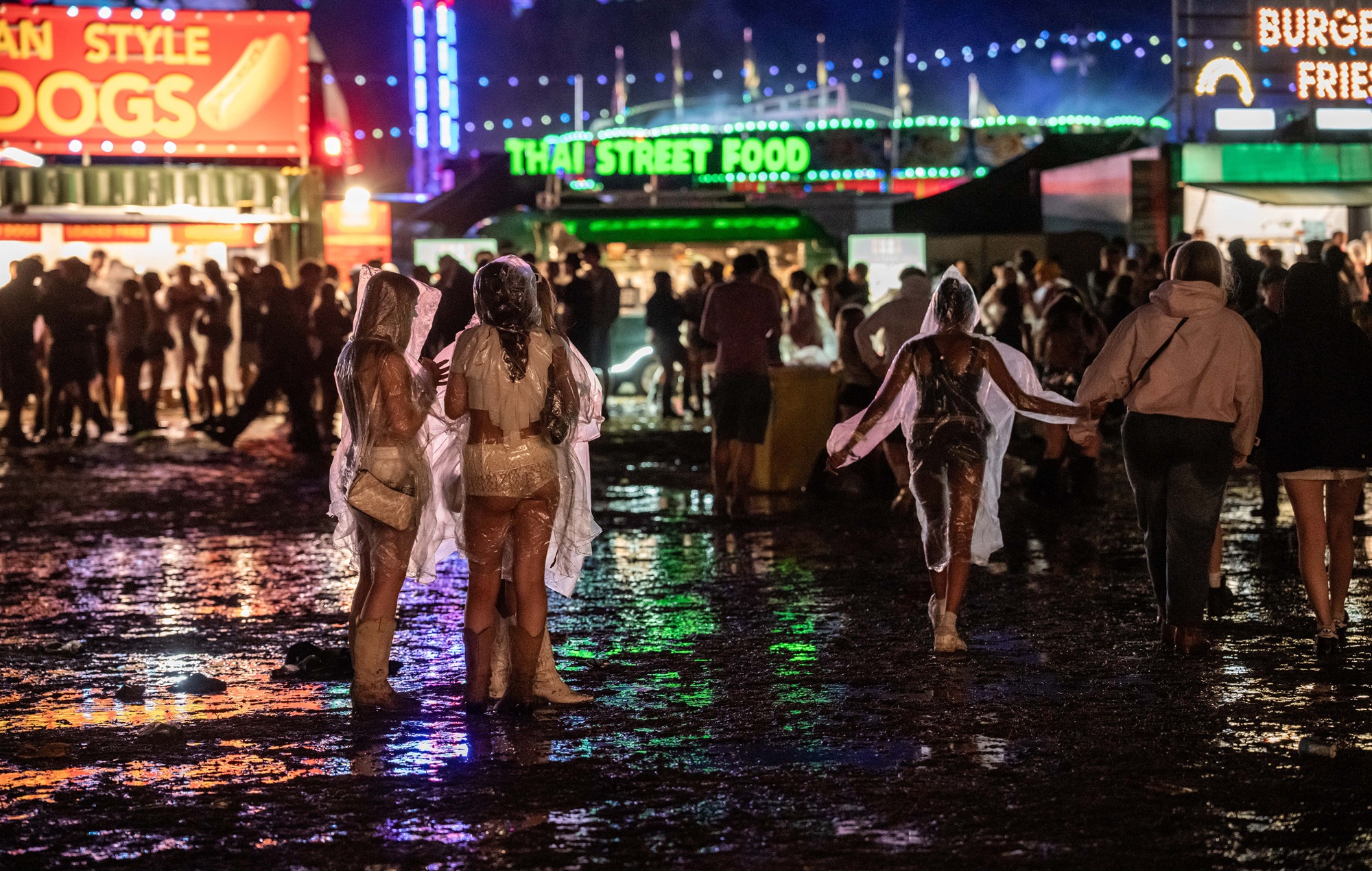 Festivalgoers at Reading Festival