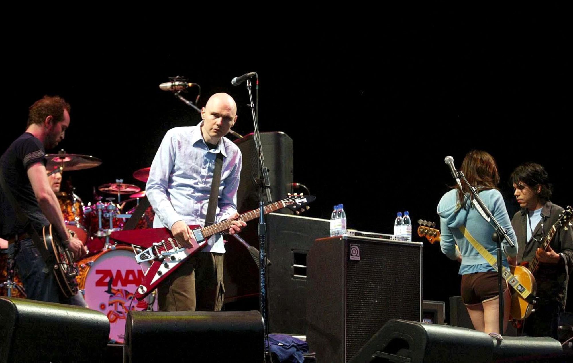 Zwan perform live in 2003. CREDIT: Brian Rasic/Getty Images