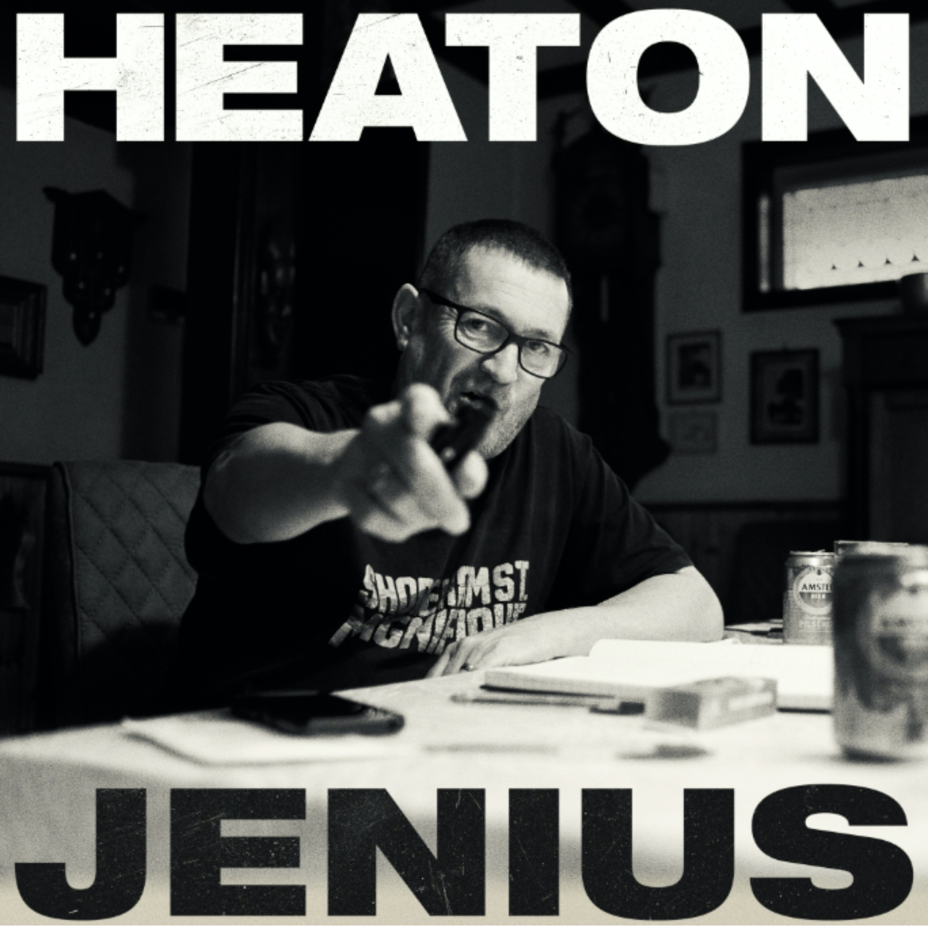 the official cover artwork for Paul Heaton's album 'Jenius'