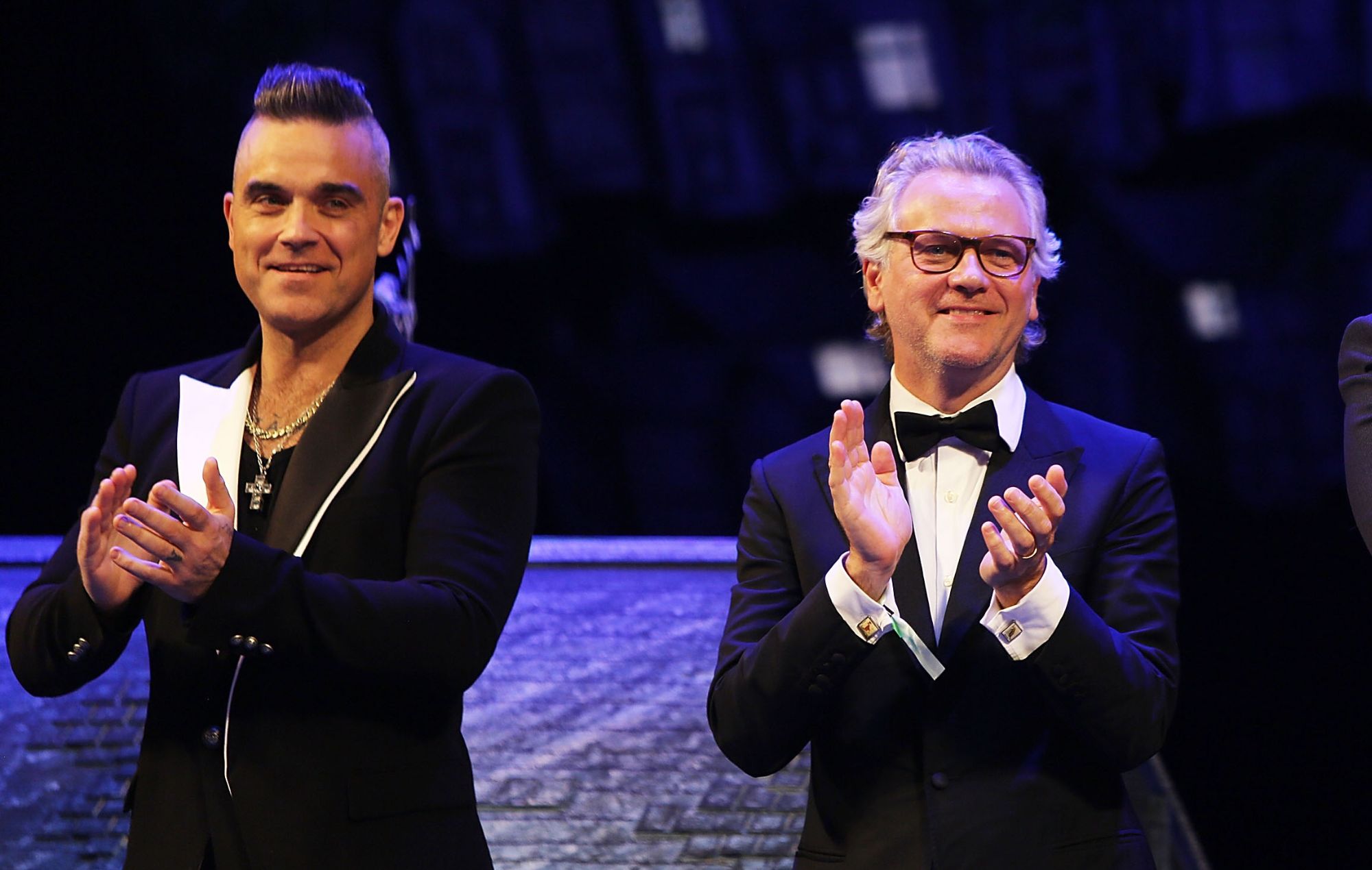 Robbie Williams and Guy Chambers