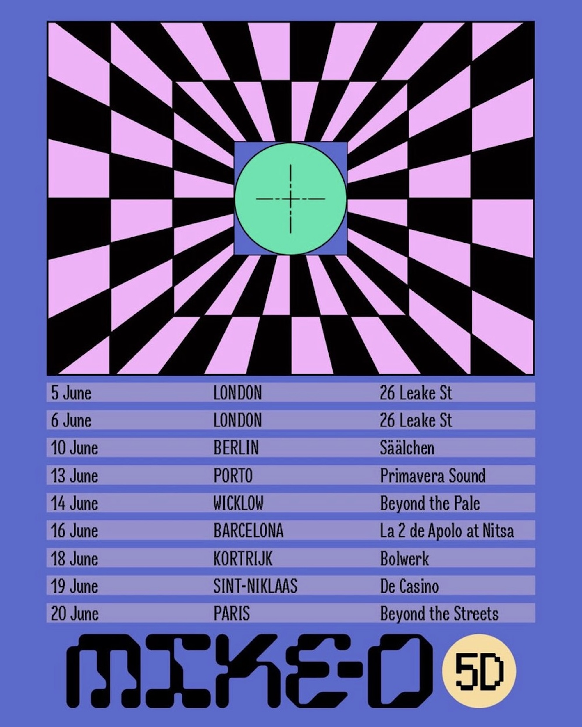 Mike D 2026 tour poster