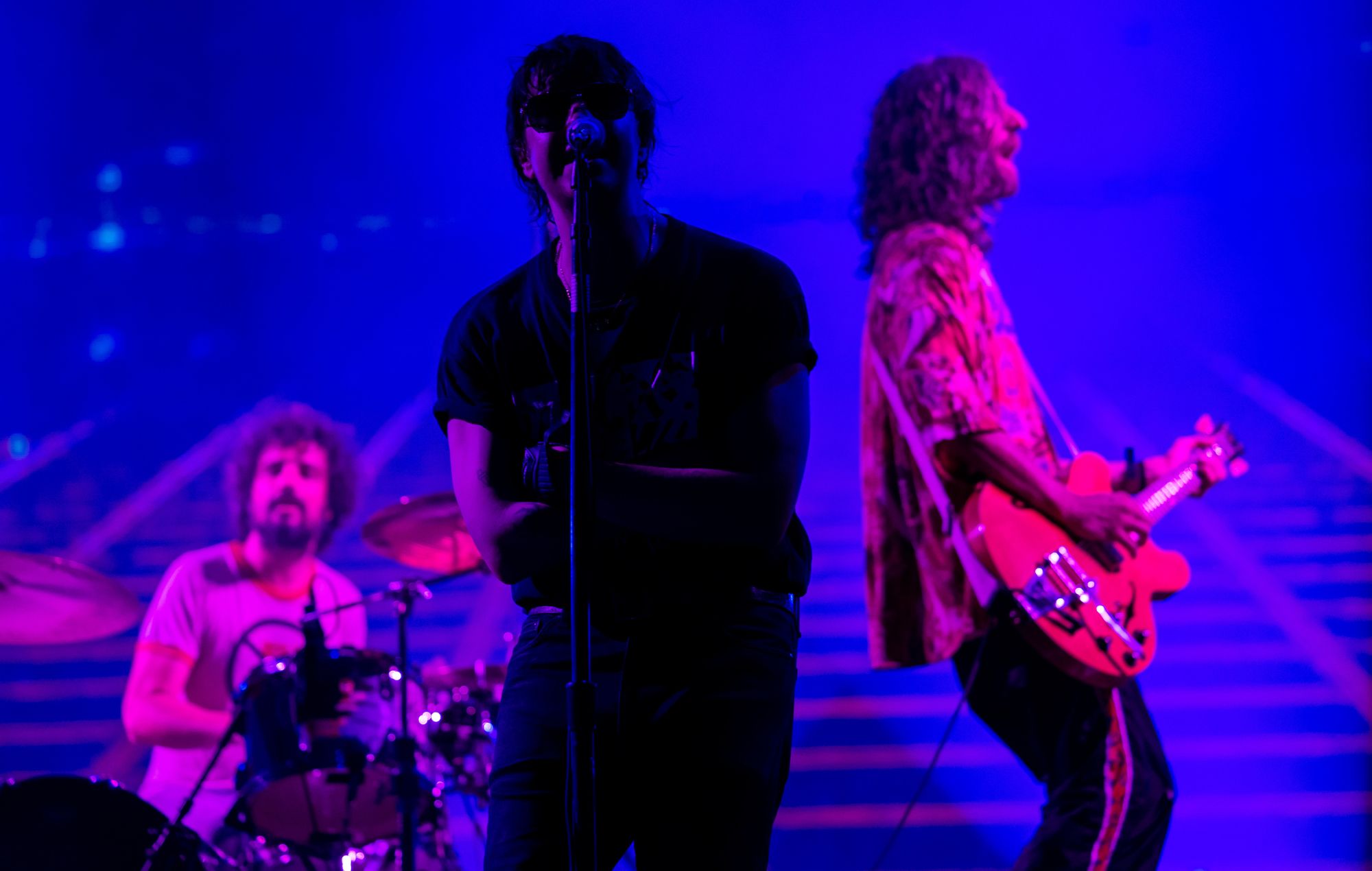 Fabrizio Moretti, Julian Casablancas, and Nick Valensi of The Strokes