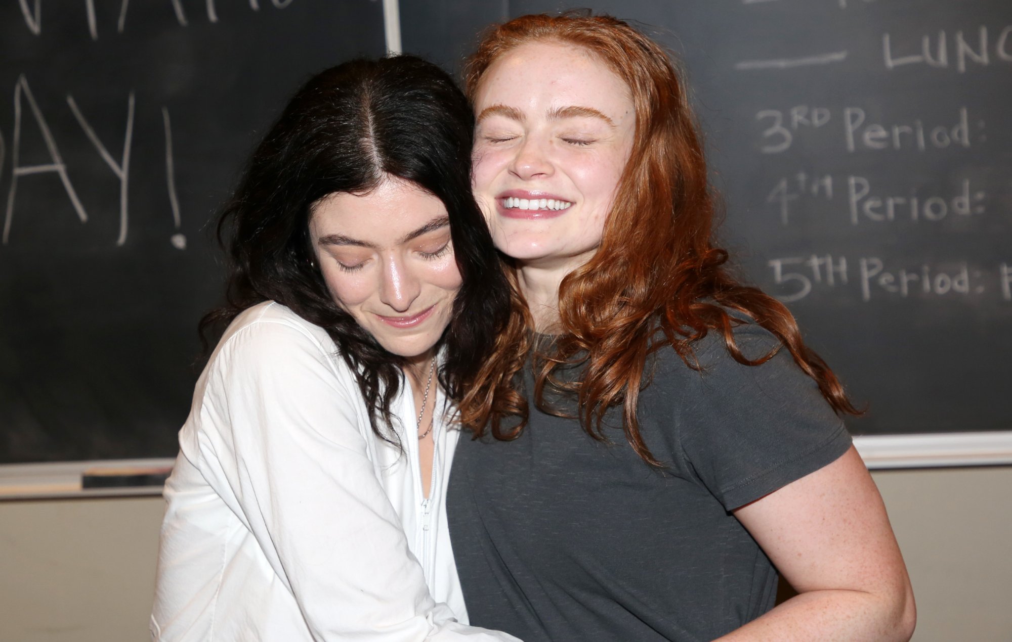 Lorde and Sadie Sink
