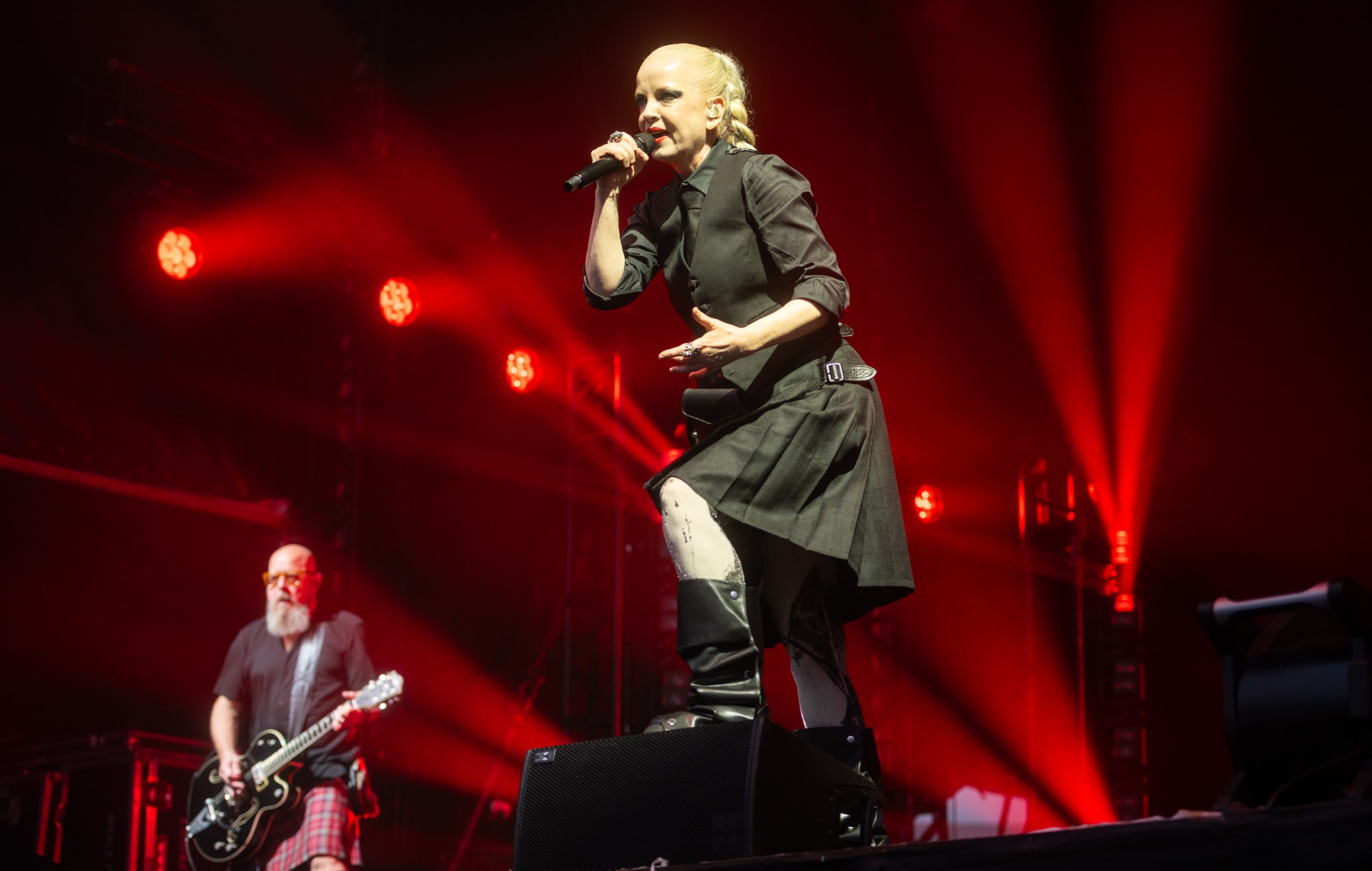 Garbage Perform At Edinburgh Castle