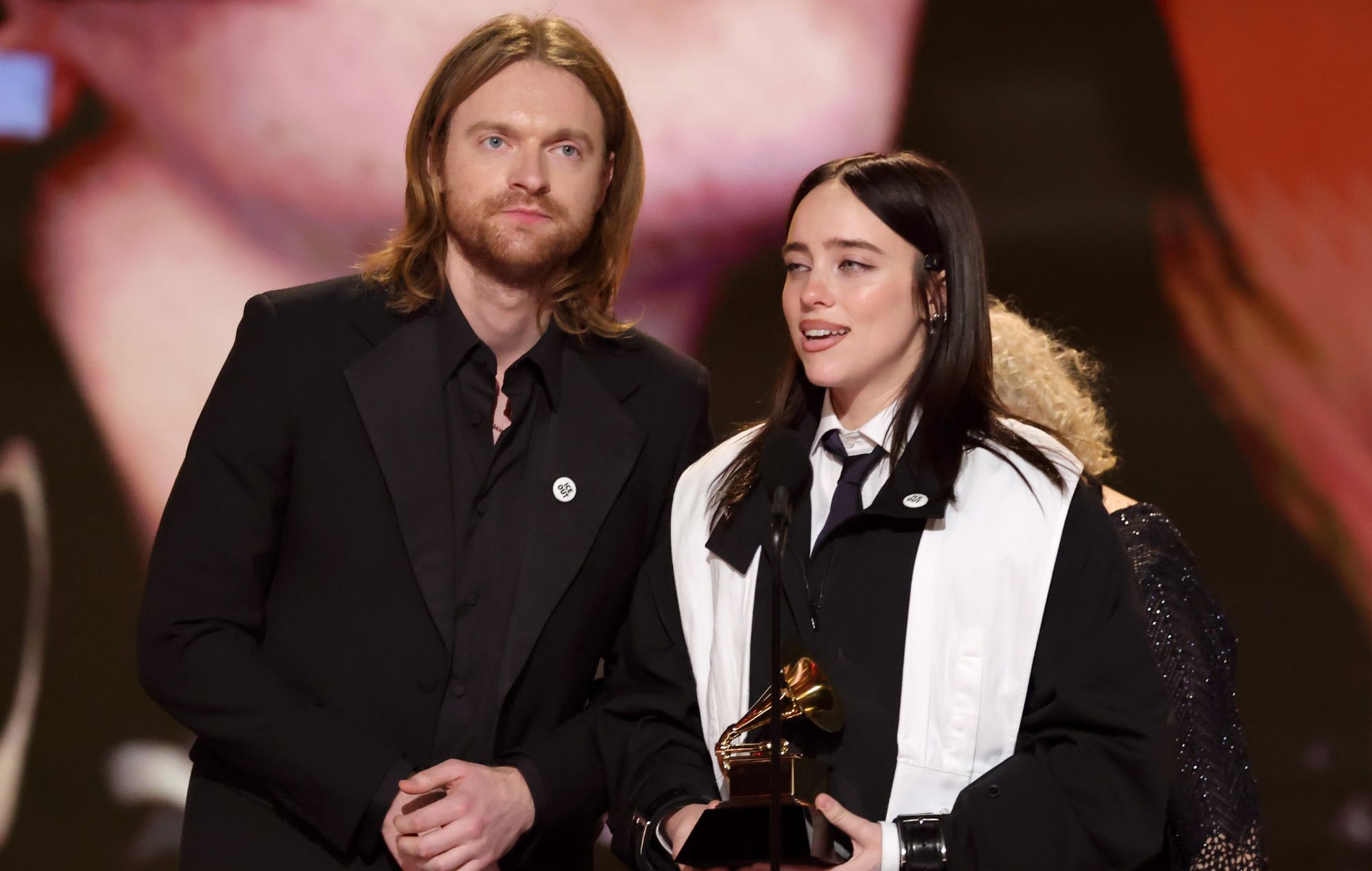 Finneas and Billie Eilish accept Song of the Year award at 2026 Grammys