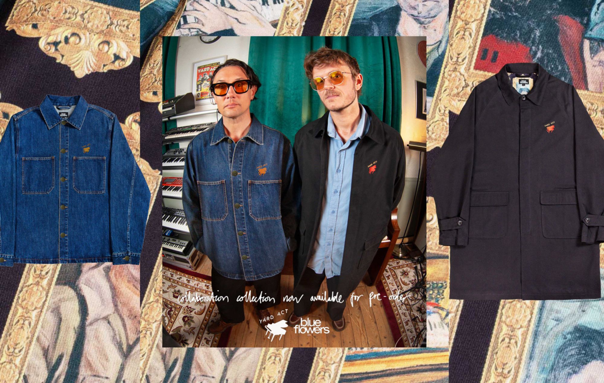 Yard Act X Blue Flowers collaboration