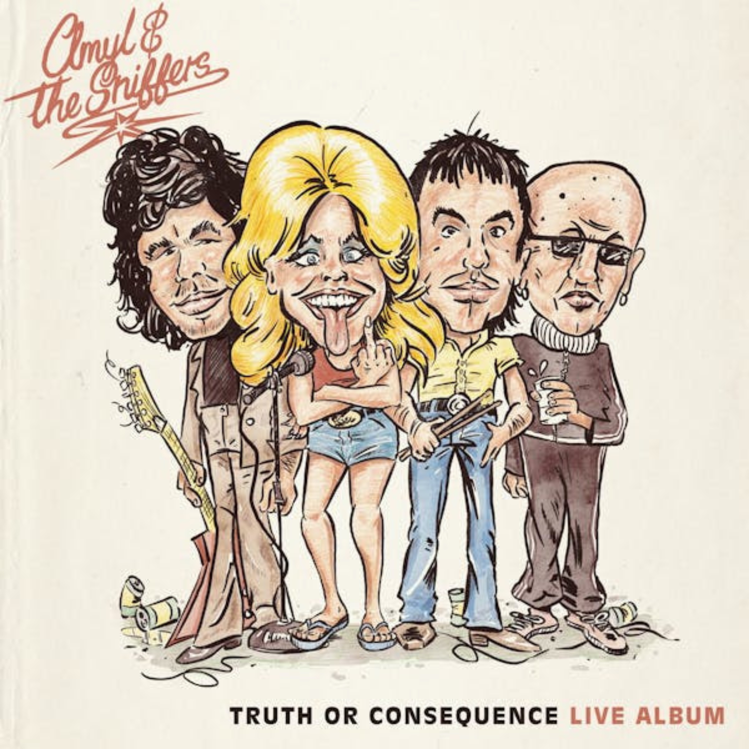 Amyl & The Sniffers – 'Truth Or Consequence' album cover artwork