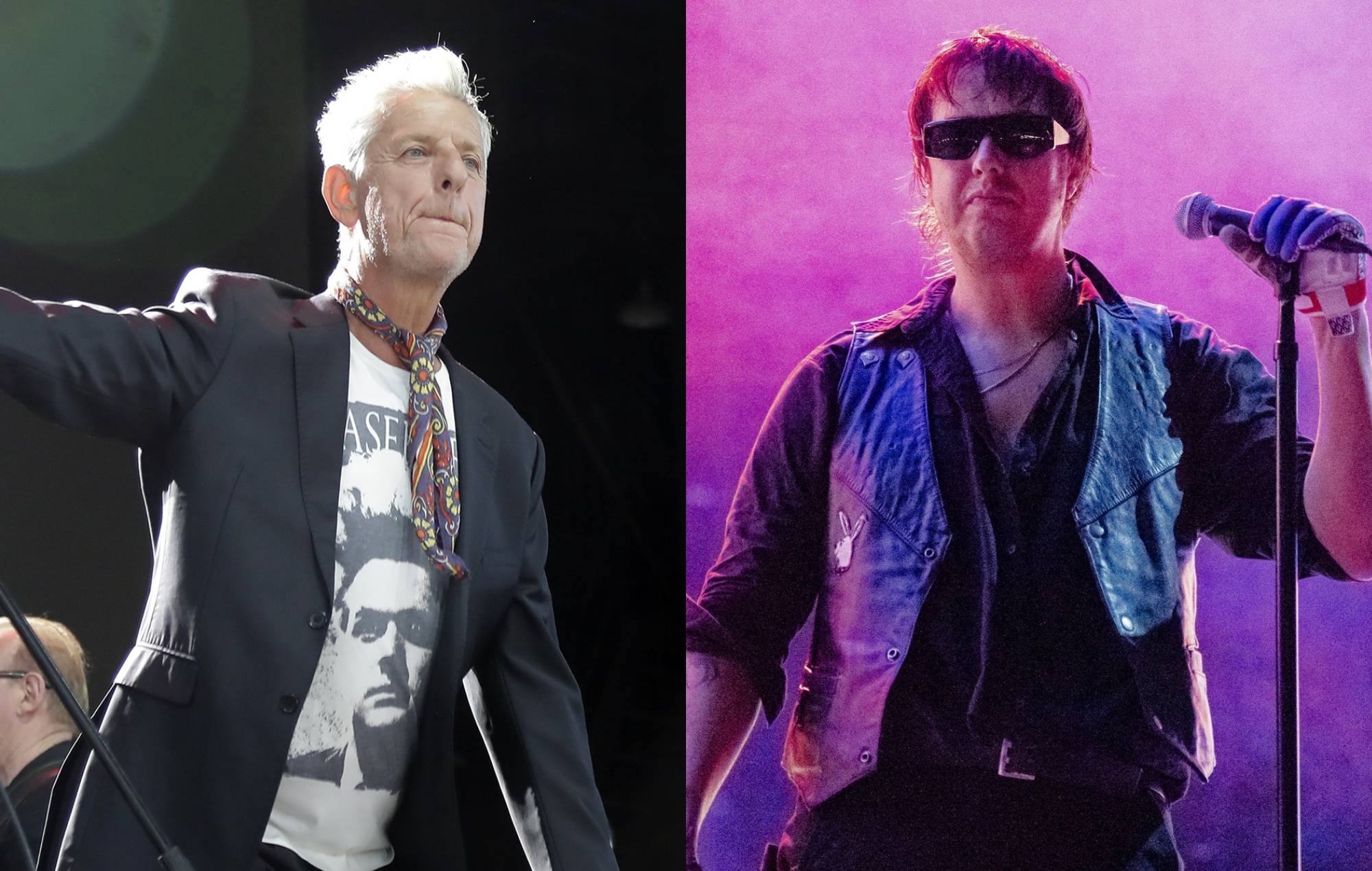 Modern English's Robbie Grey and The Strokes frontman Julian Casablancas