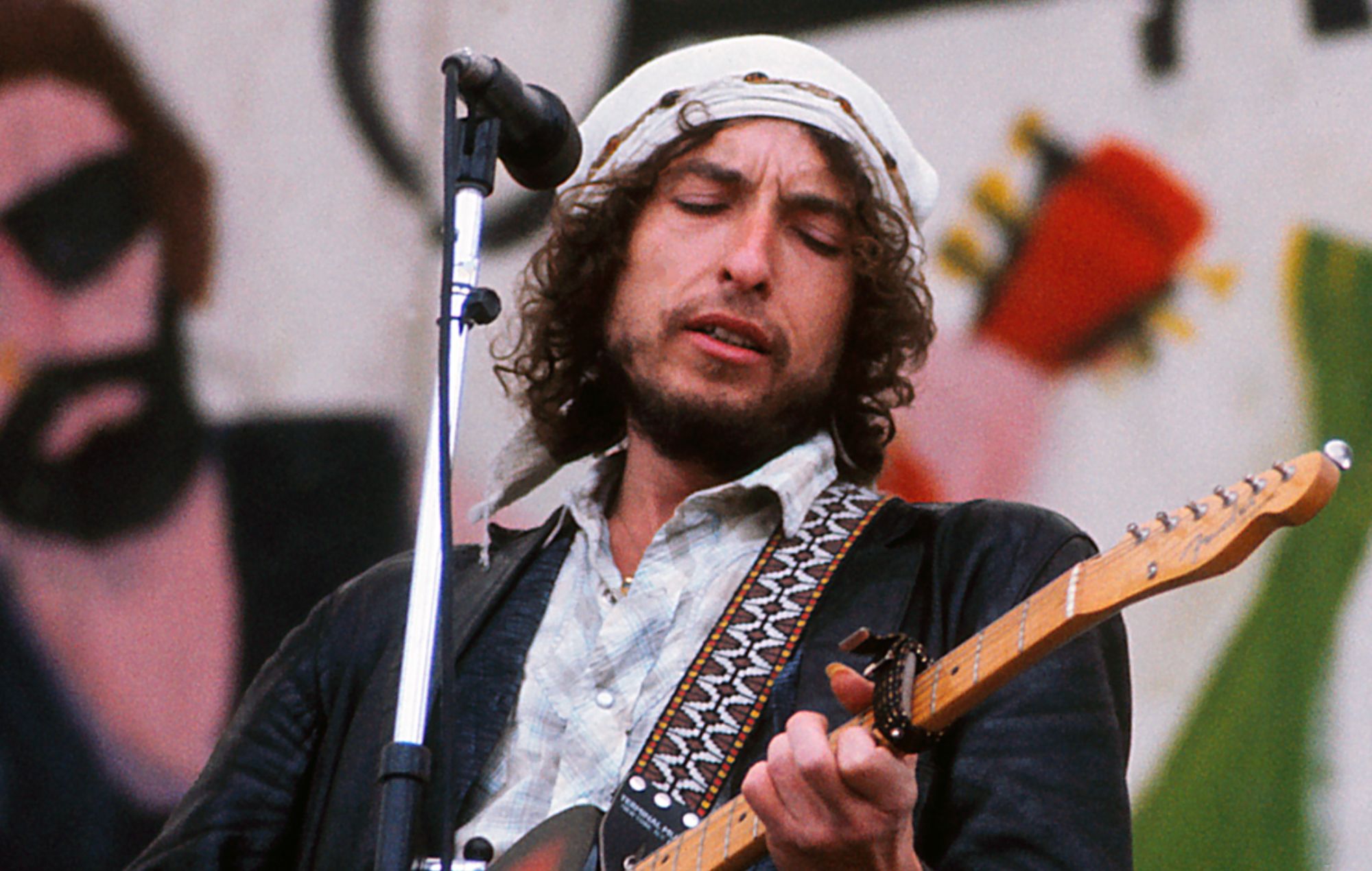 Bob Dylan on his 1976 tour