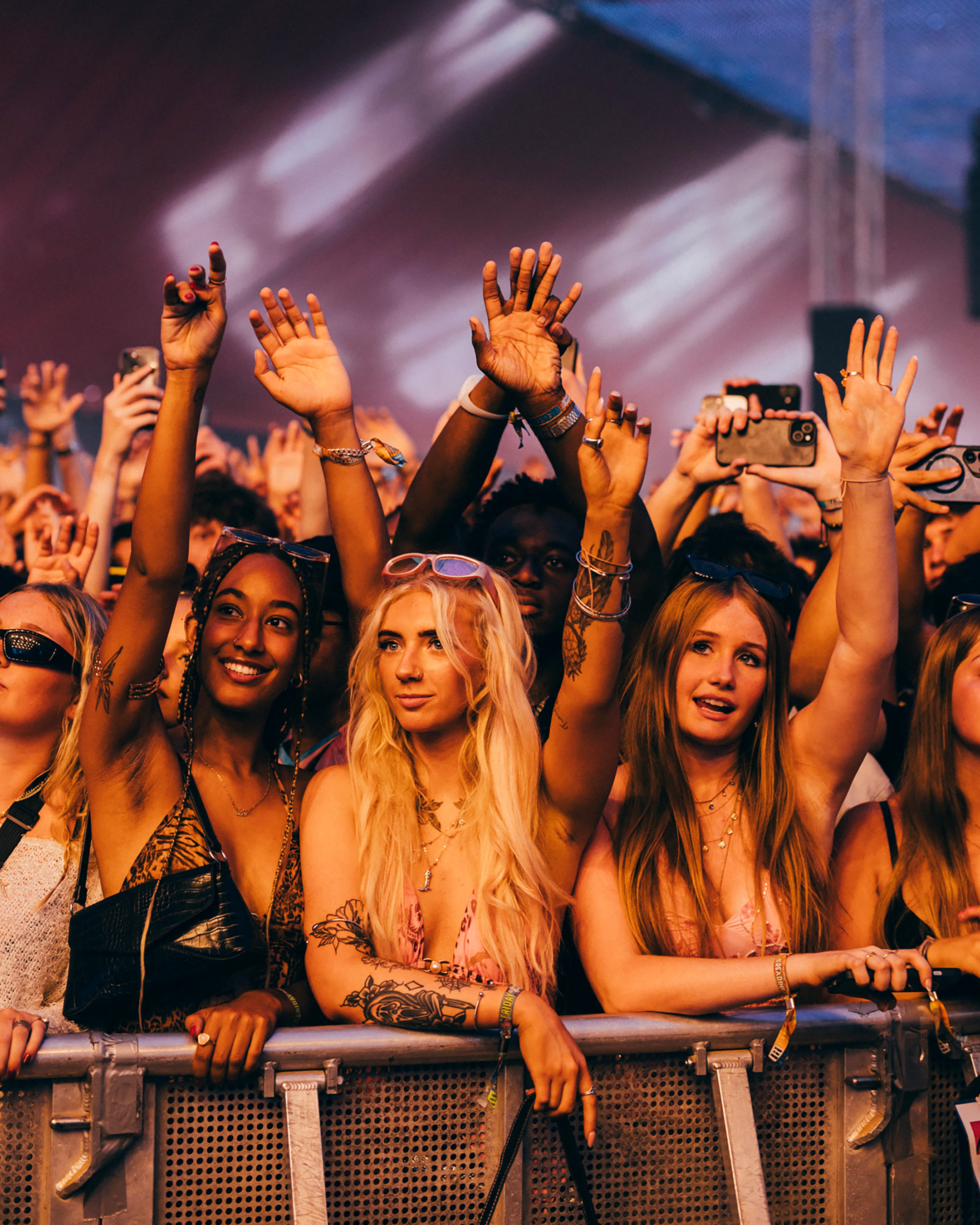The crowd for Nemzzz at Reading 2025, photo by Derek Bremner