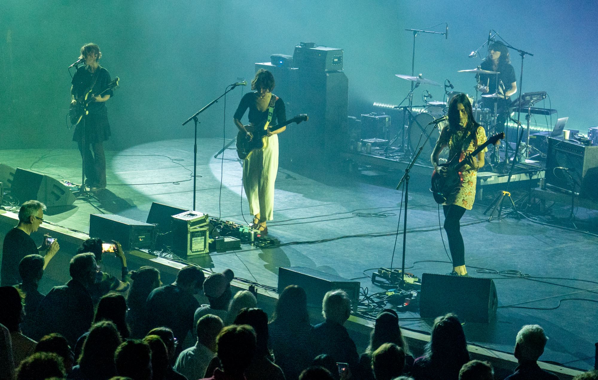 Warpaint live at London's Southbank Centre for Harry Styles' Meltdown. Credit: Pete Woodhead
