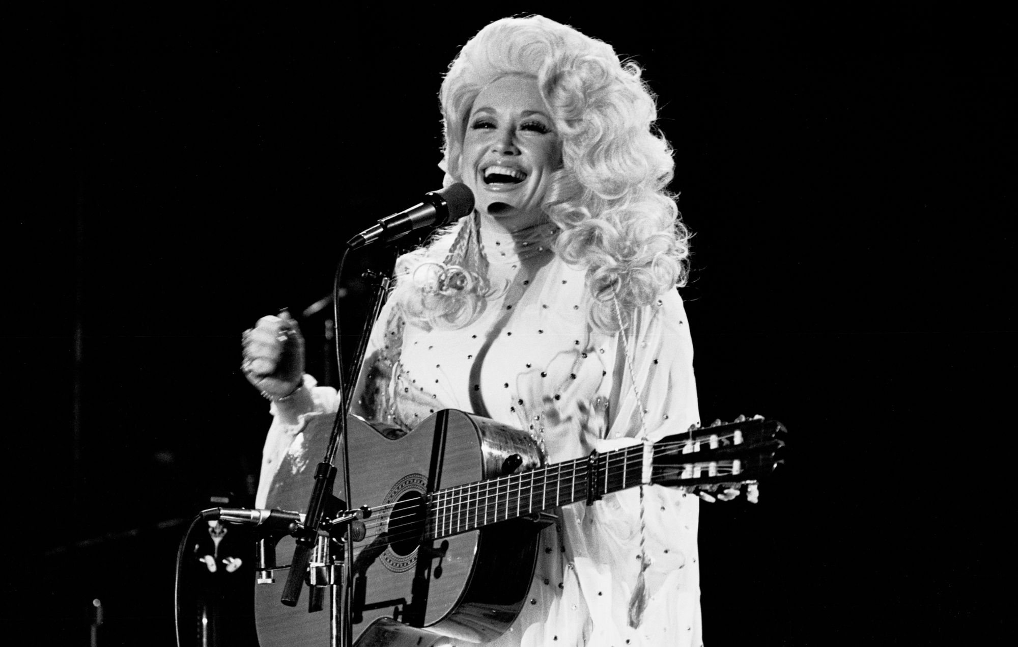 Dolly Parton performing live in 1978
