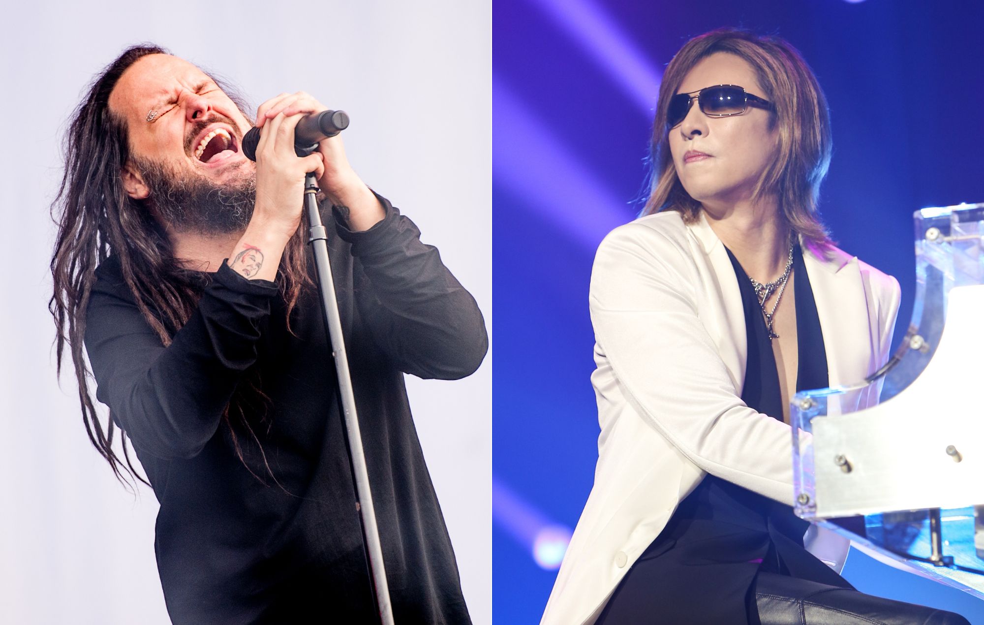 Jonathan Davis and Yoshiki