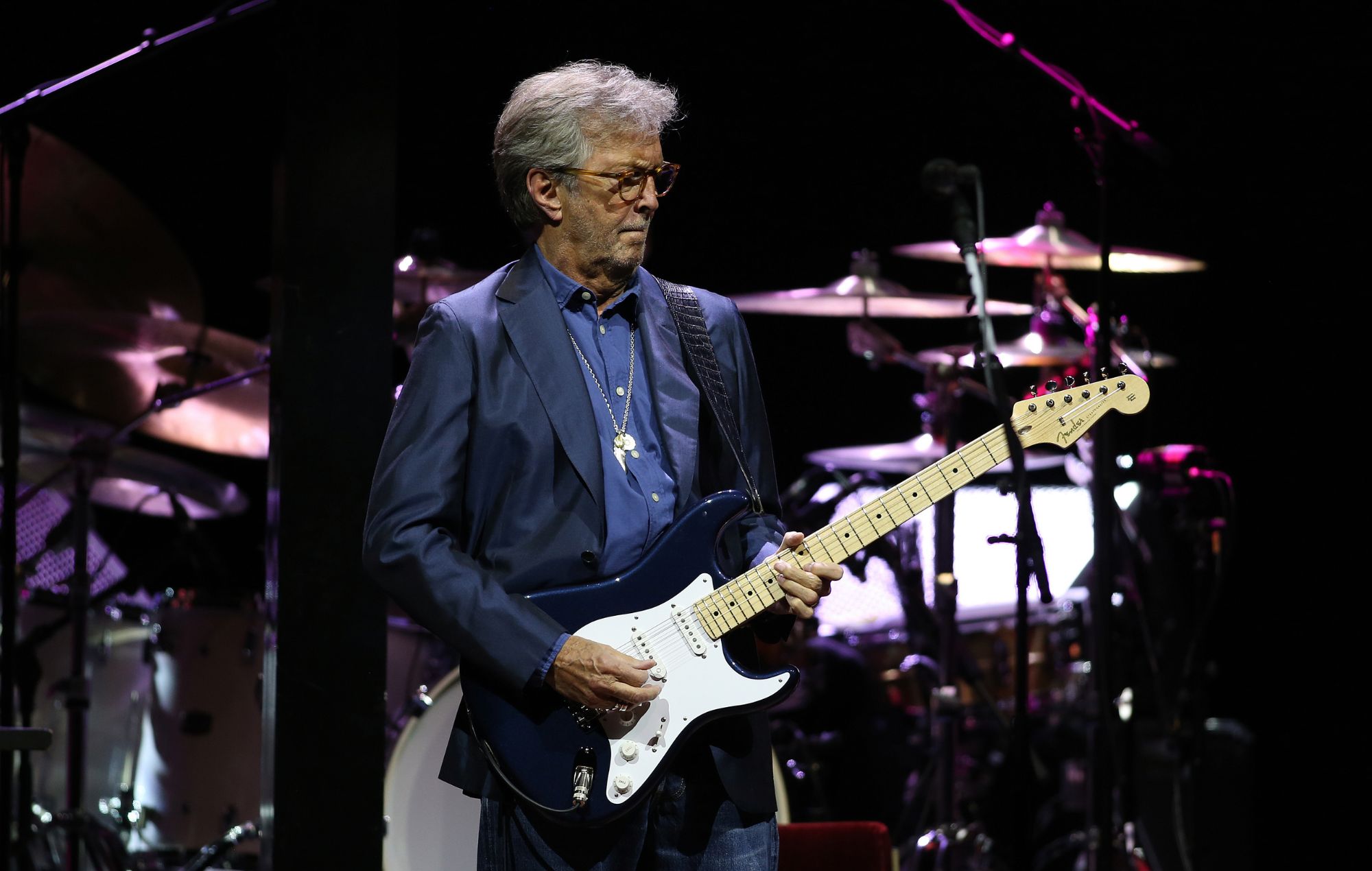 Eric Clapton performs live. CREDIT: Harry Herd/ Getty Images