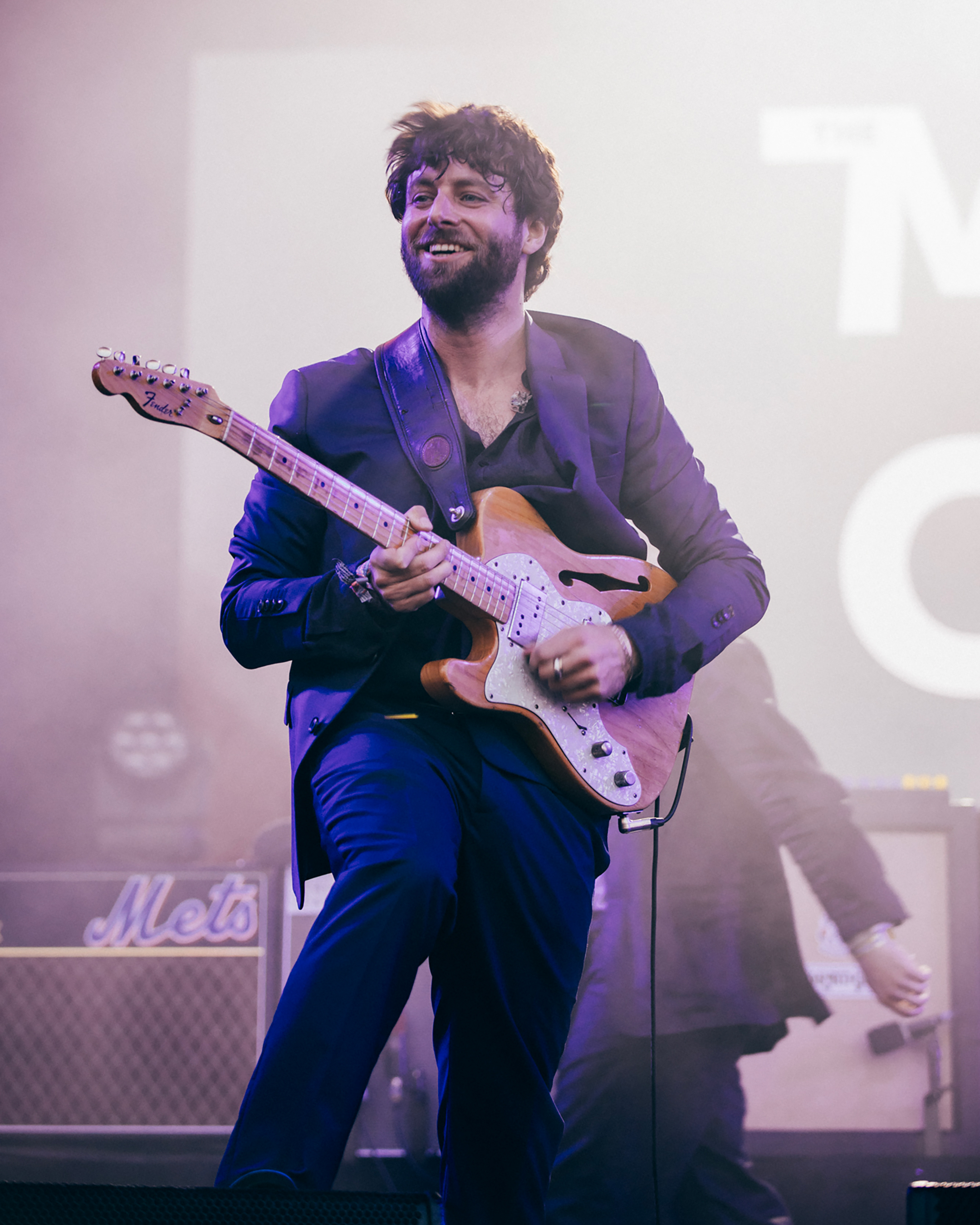 The Maccabees live at Glastonbury 2025, photo by Derek Bremner