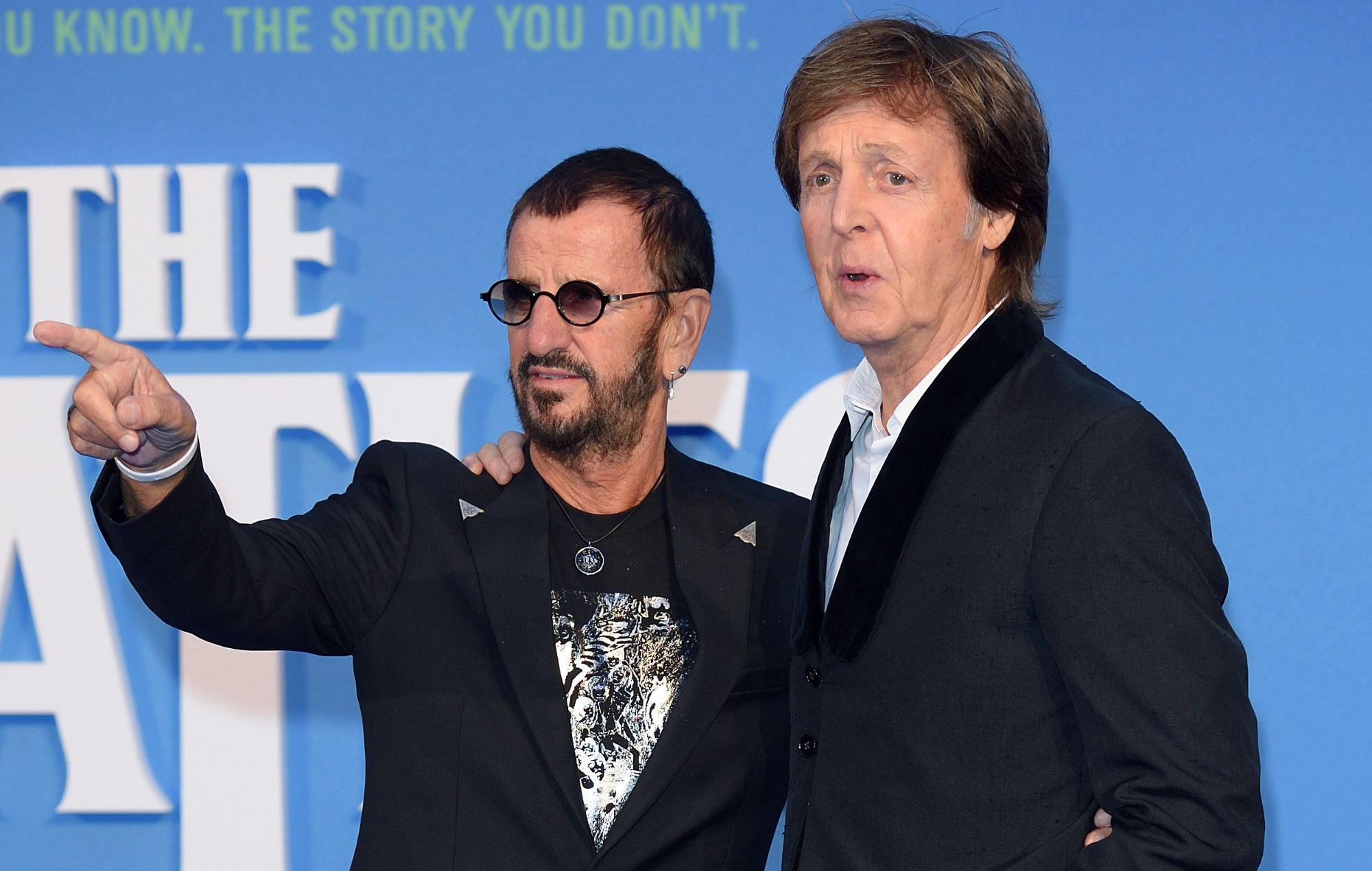 Ringo Starr and Paul McCartney