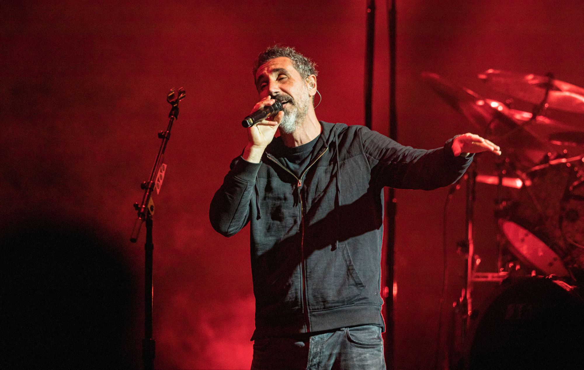 Serj Tankian of System of a Down performs live