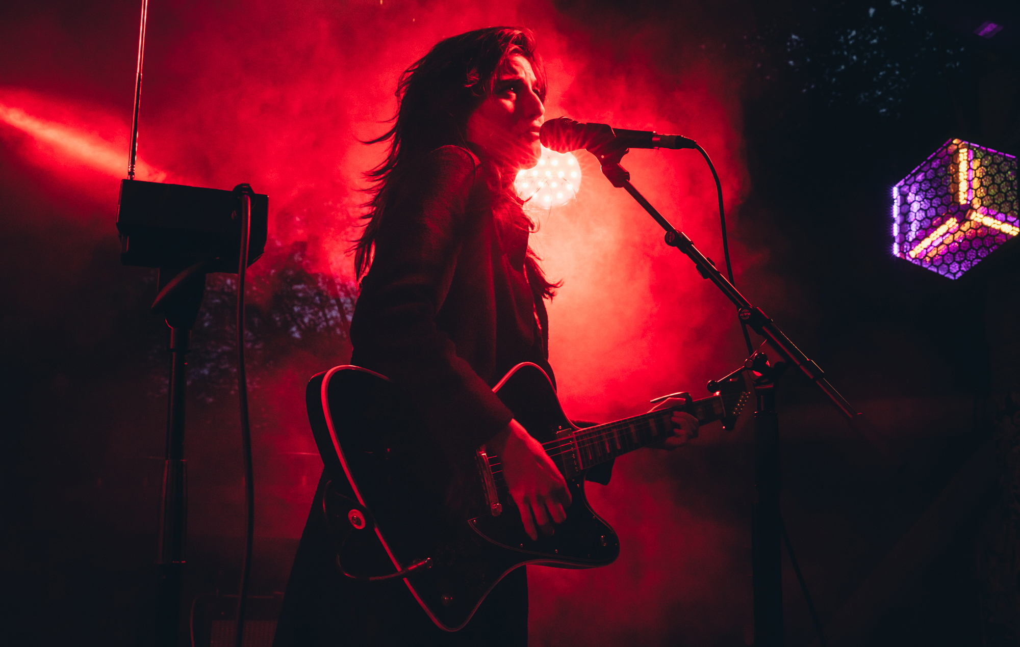 Heartworms live at Glastonbury 2025, photo by Andy Ford