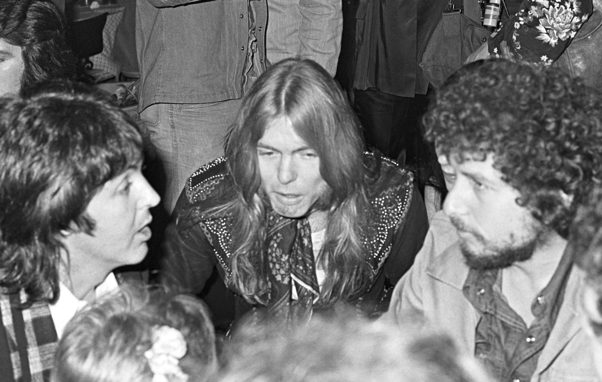 Paul McCartney, Gregg Allman and Bob Dylan
