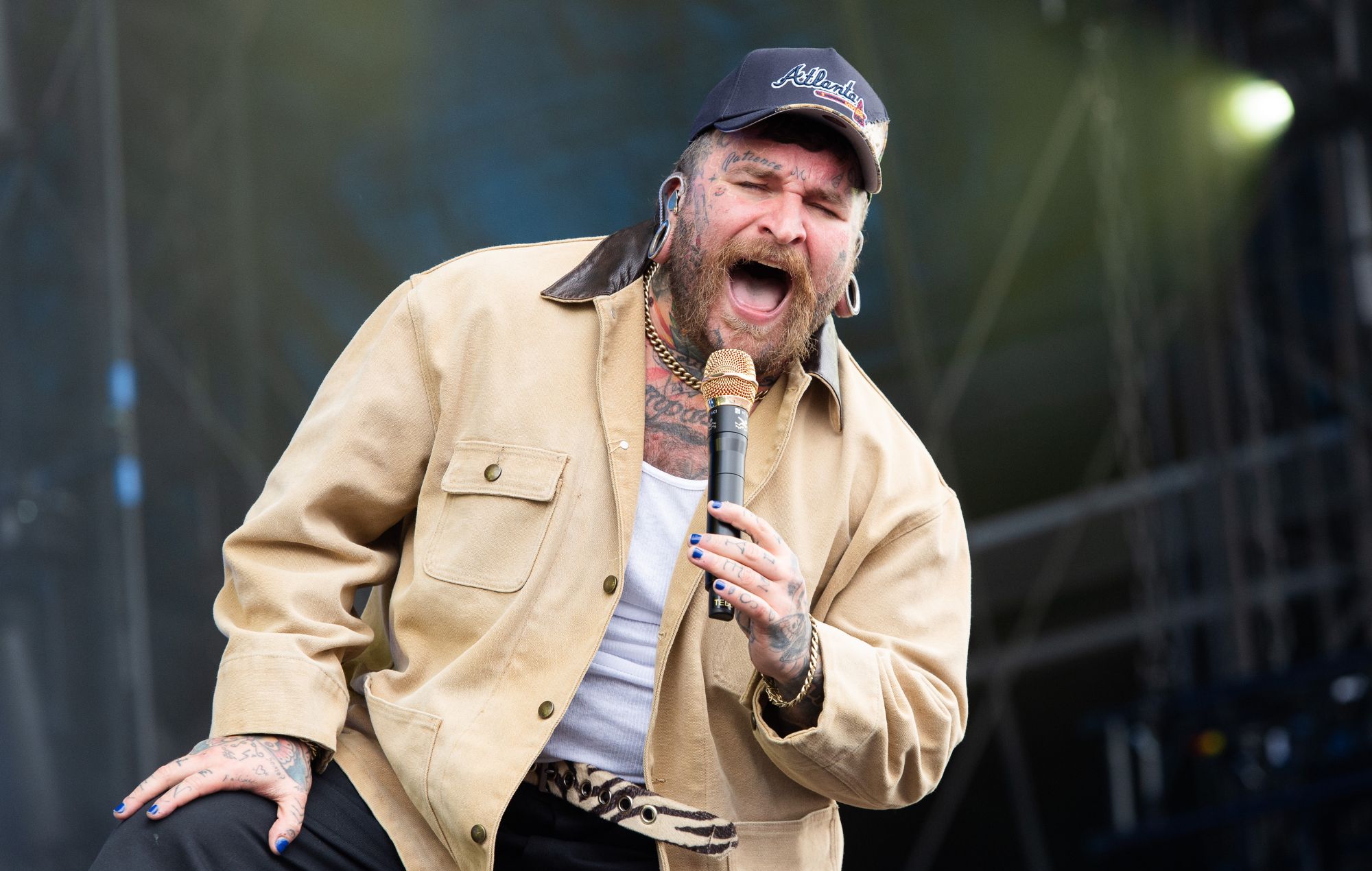 Teddy Swims performs during 2026 Lollapalooza