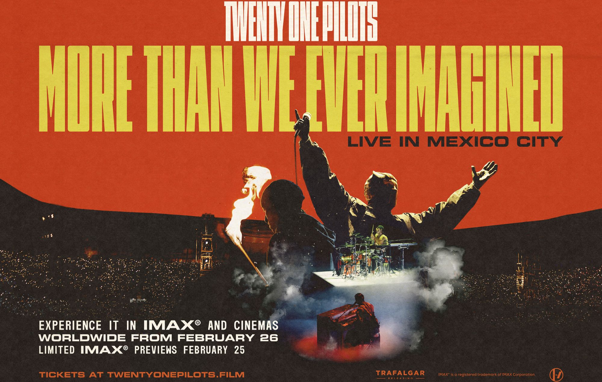 Twenty One Pilots concert film poster